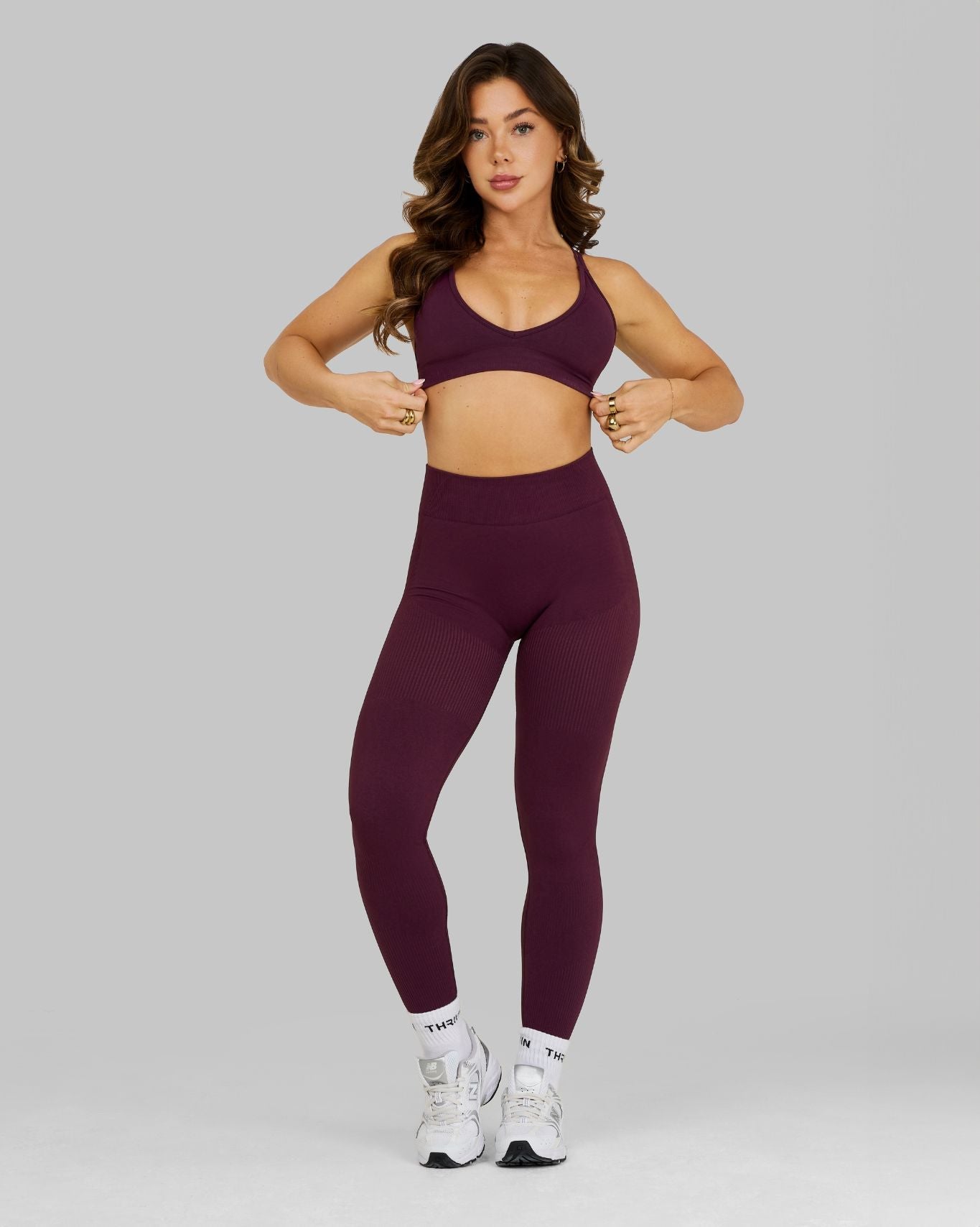 Elevate™ Sculpting Seamless High Apex Bra | Winter Plum