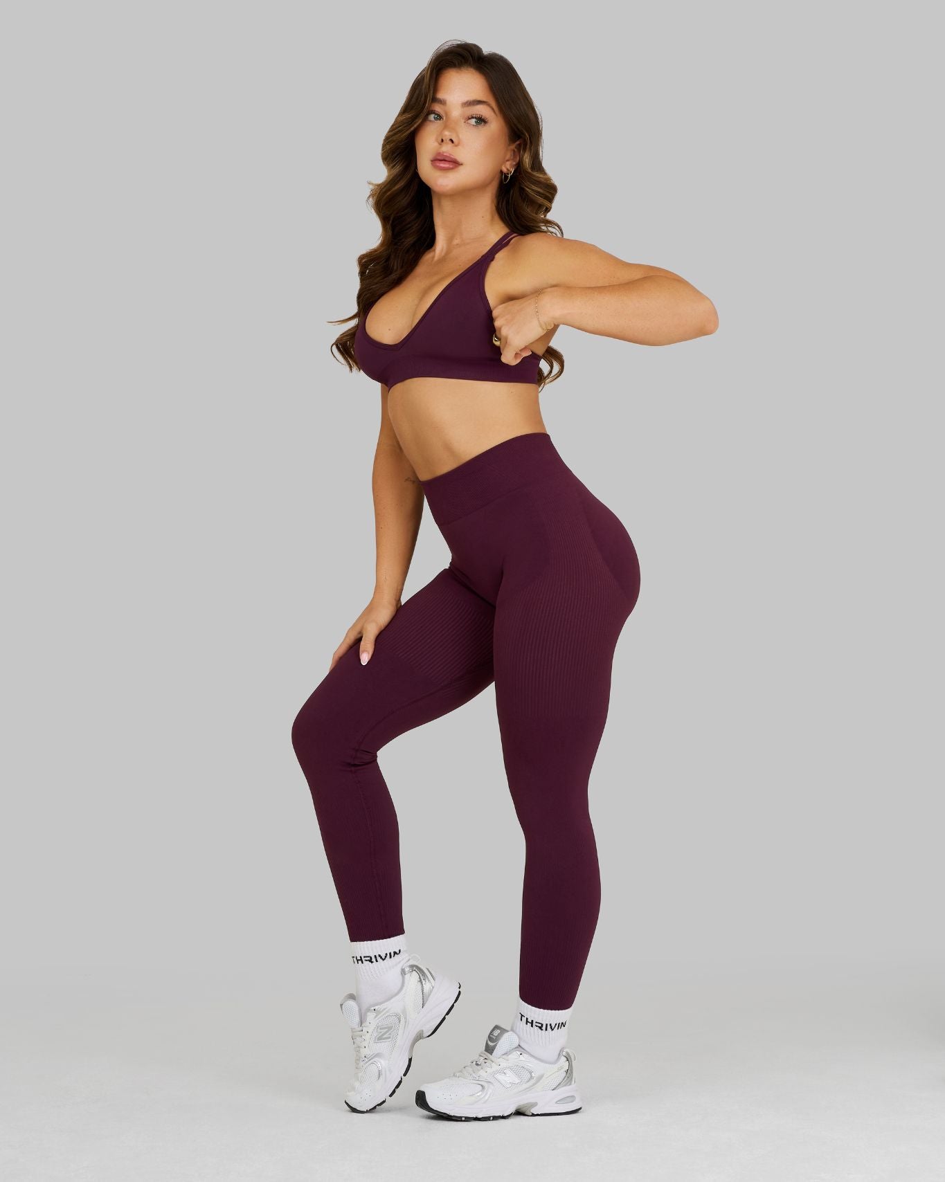 Elevate™ Sculpting Seamless High Apex Bra | Winter Plum