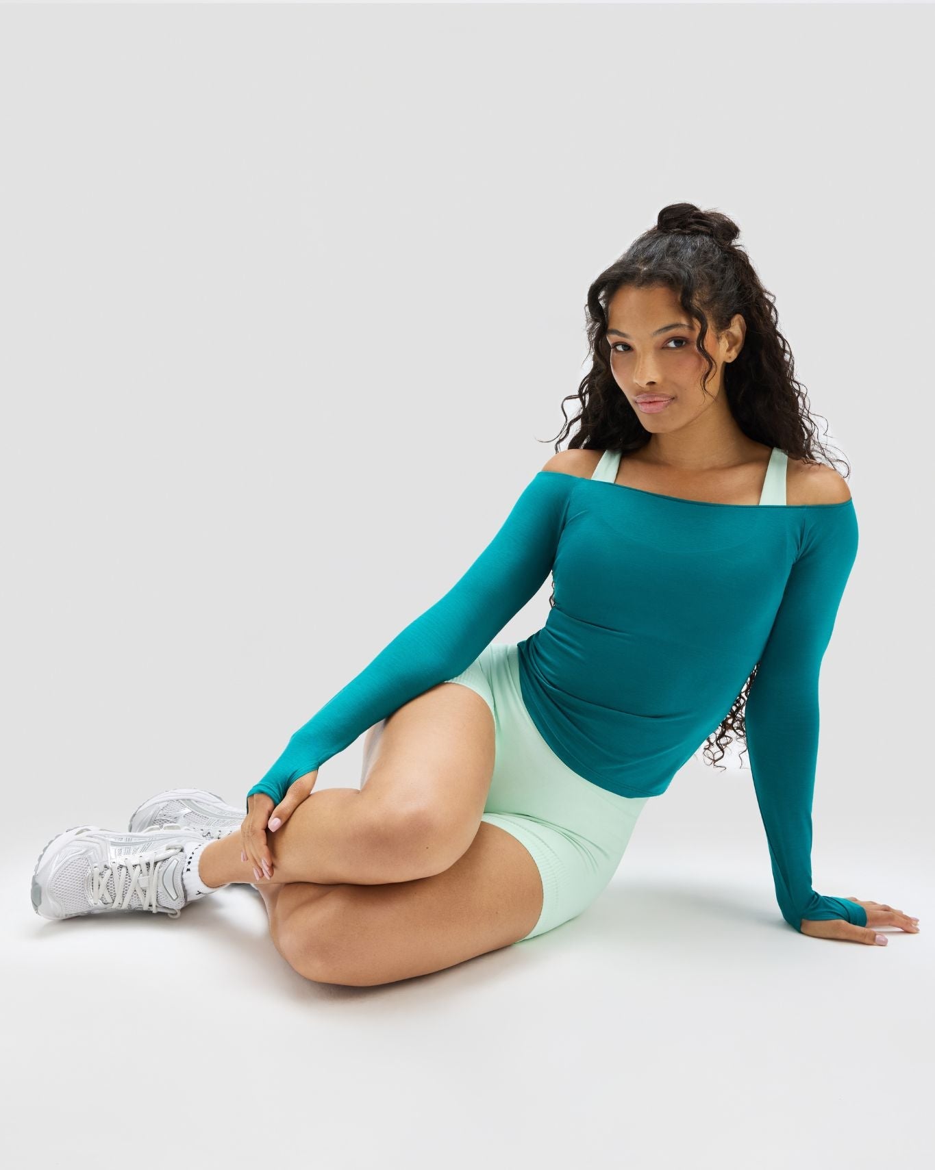 The Essential Collection Boat Neck Top | Harbor Blue