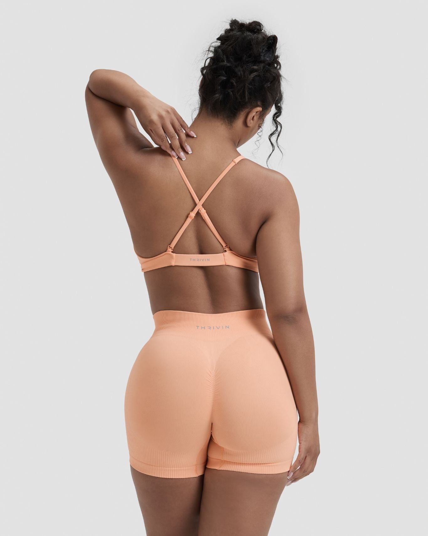 Elevate™ Sculpting Seamless Twisted Bra | Melon Ice