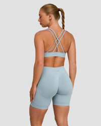 Elevate™ Sculpting Seamless High Apex Bra | Blue Haze