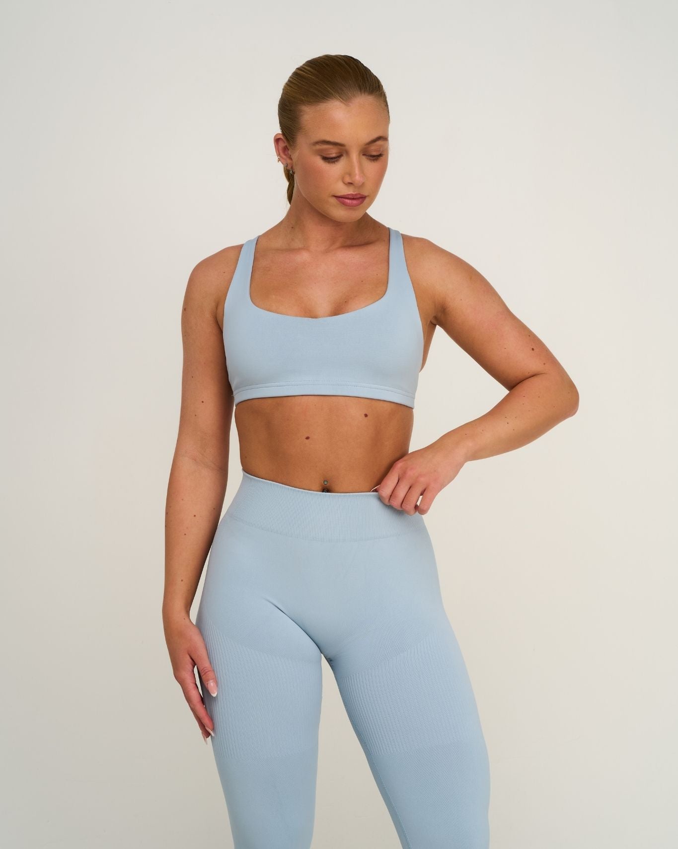 Elevate™ Sculpting Medium Impact Multiway Bra | Blue Haze