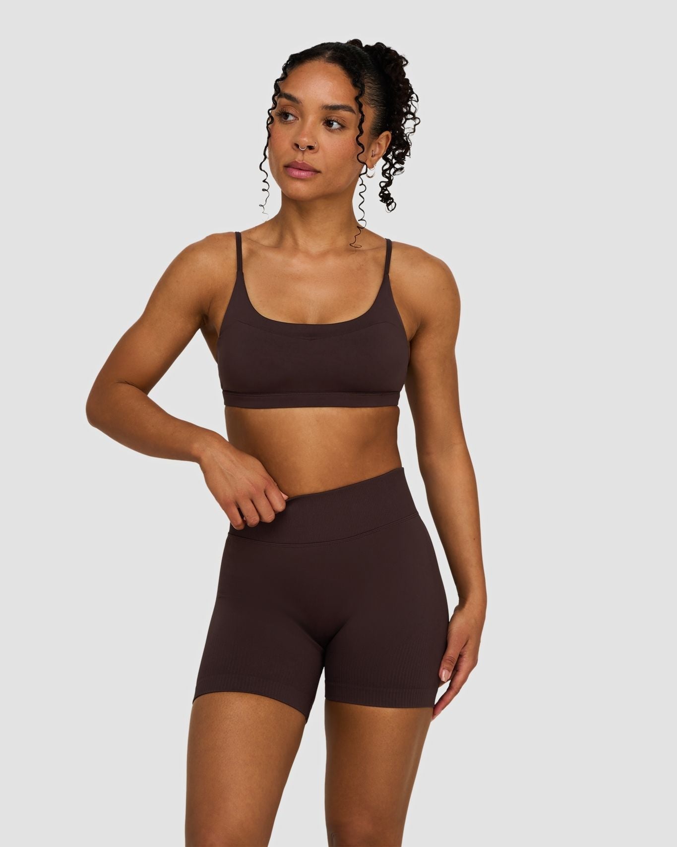 Elevate™ Sculpting Seamless Scoop Neck Bra | Coffee