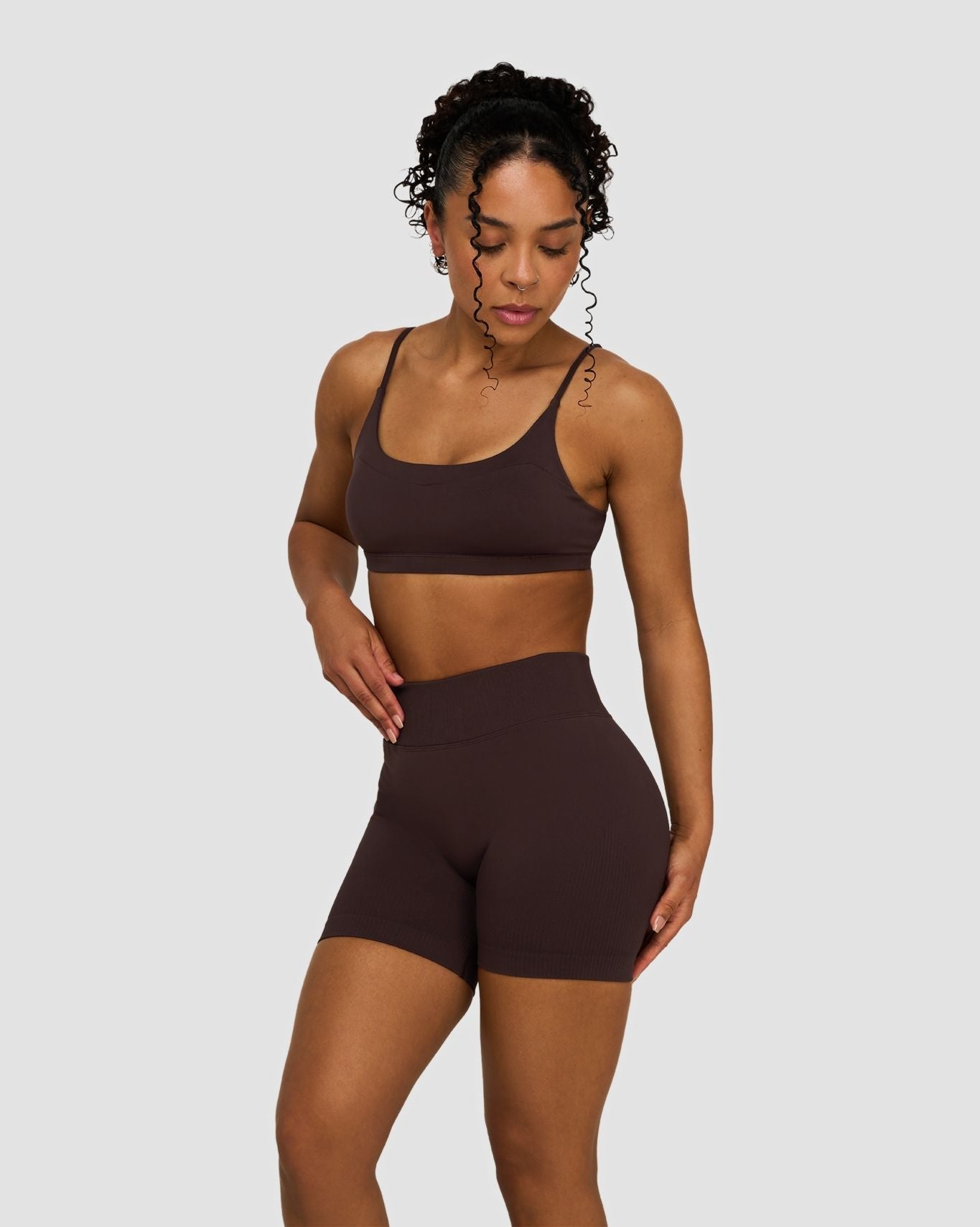 Elevate™ Sculpting Seamless Scoop Neck Bra | Coffee