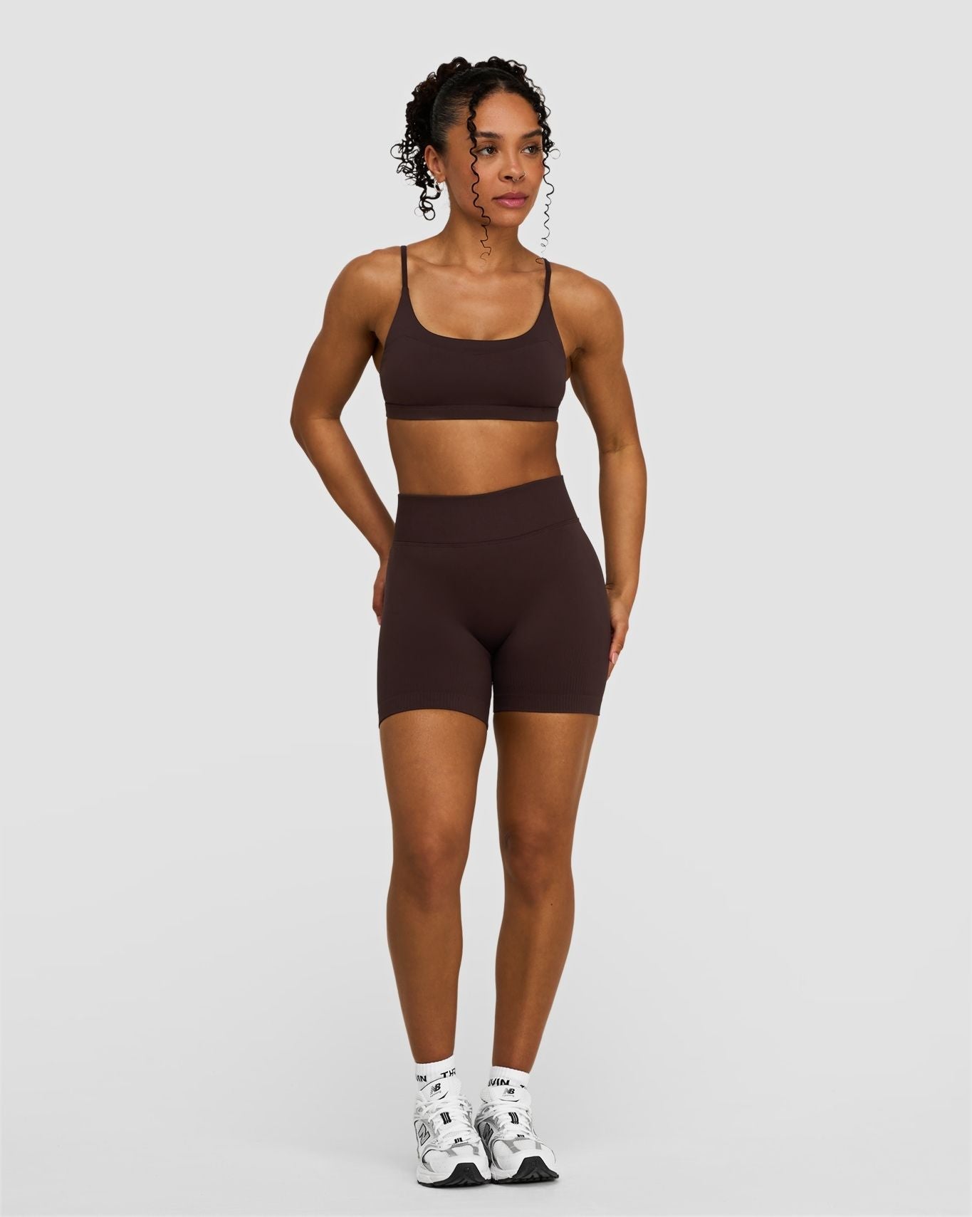Elevate™ Sculpting Seamless Scoop Neck Bra | Coffee