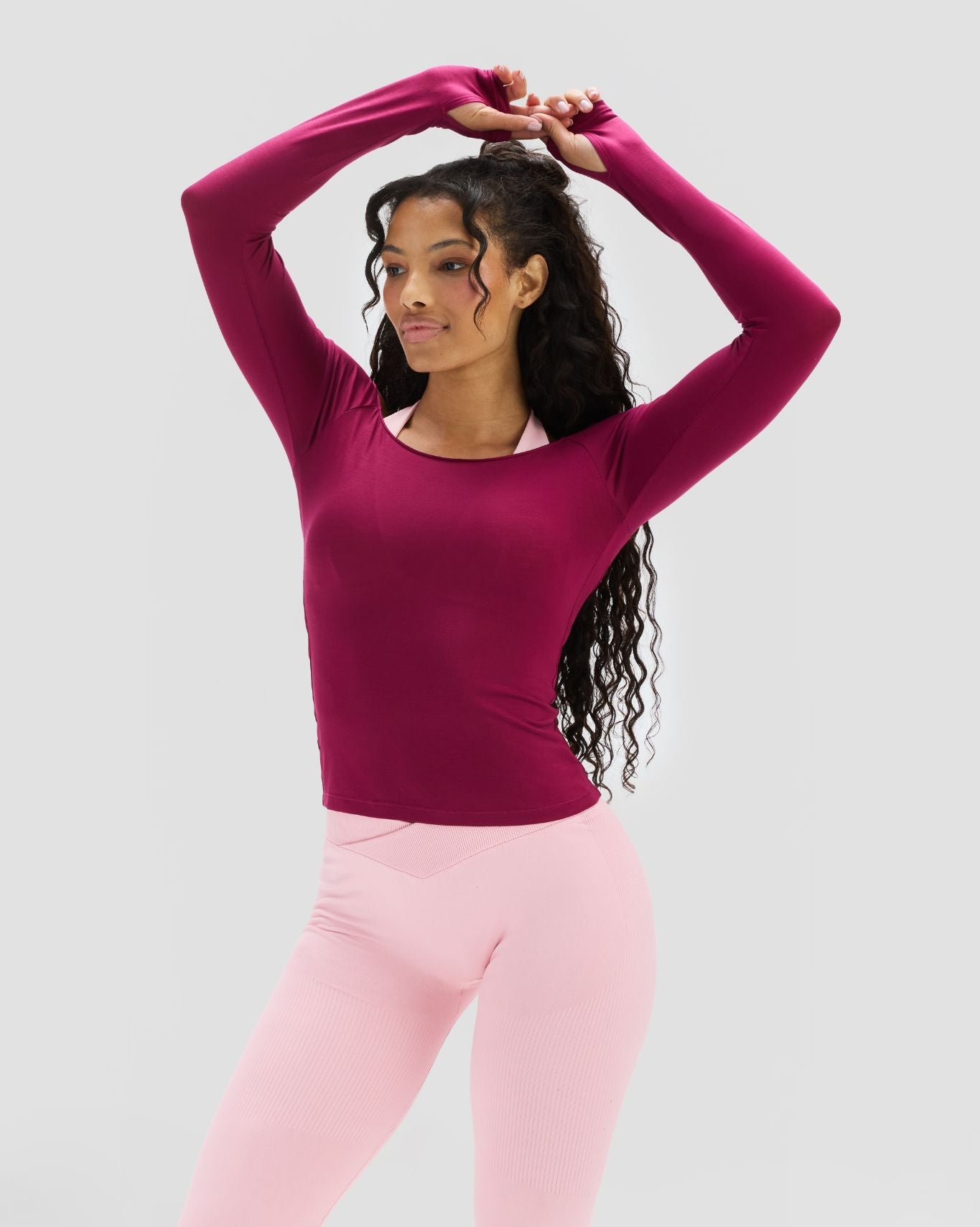 The Essential Collection Boat Neck Top | Cherry Berry