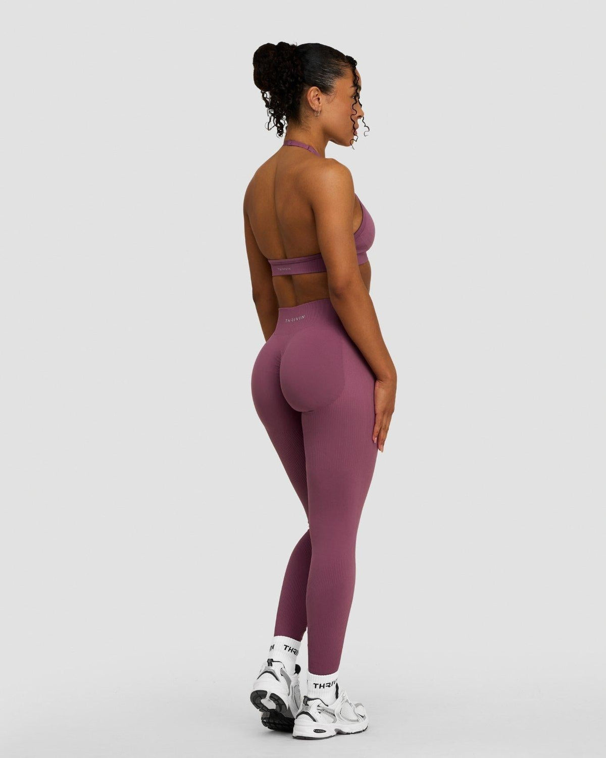 Elevate™ Sculpting Mid Waist Scrunch Leggings | Orchid Mauve
