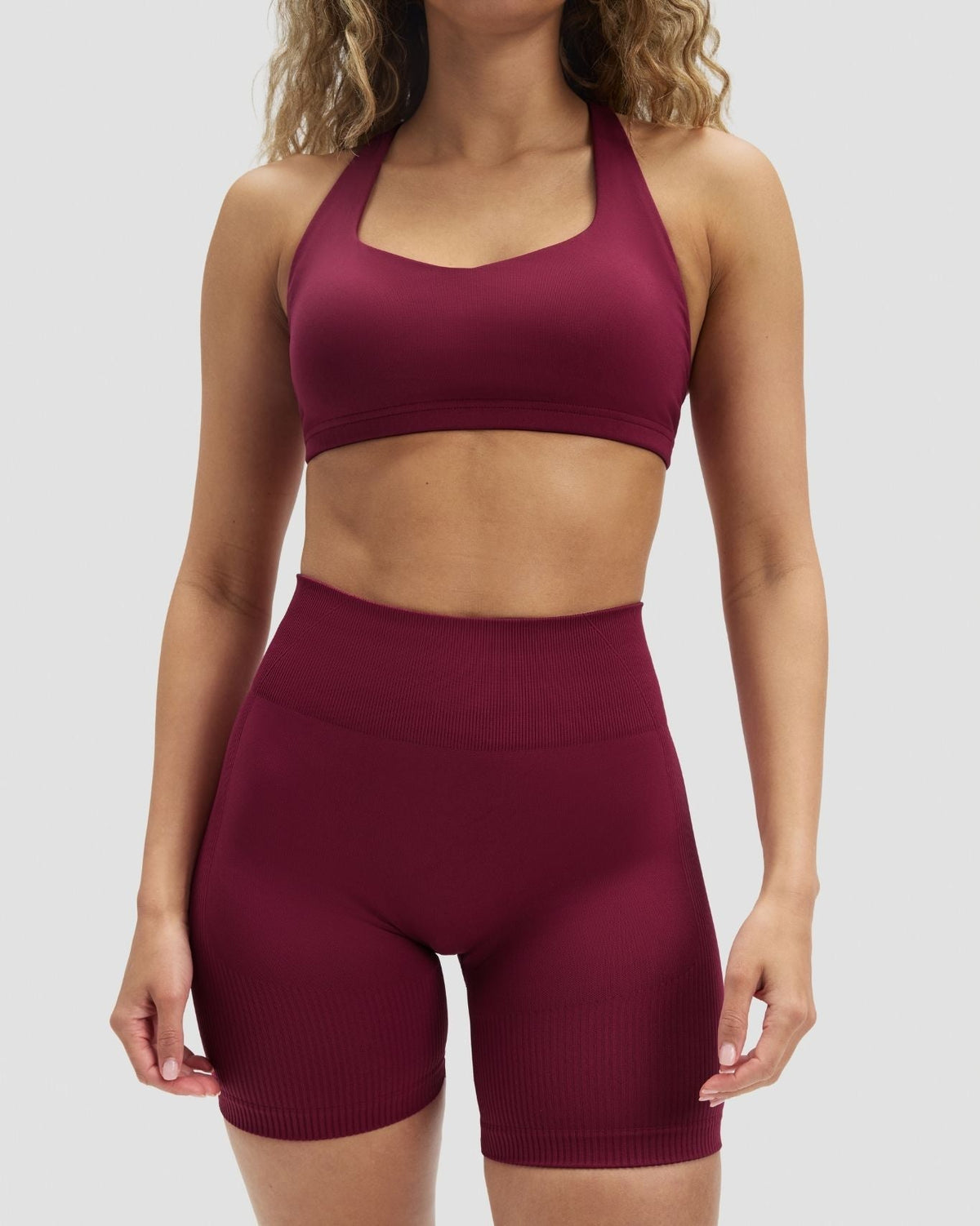 Elevate™ Sculpting High Waist Scrunch Shorts | Cherry Berry