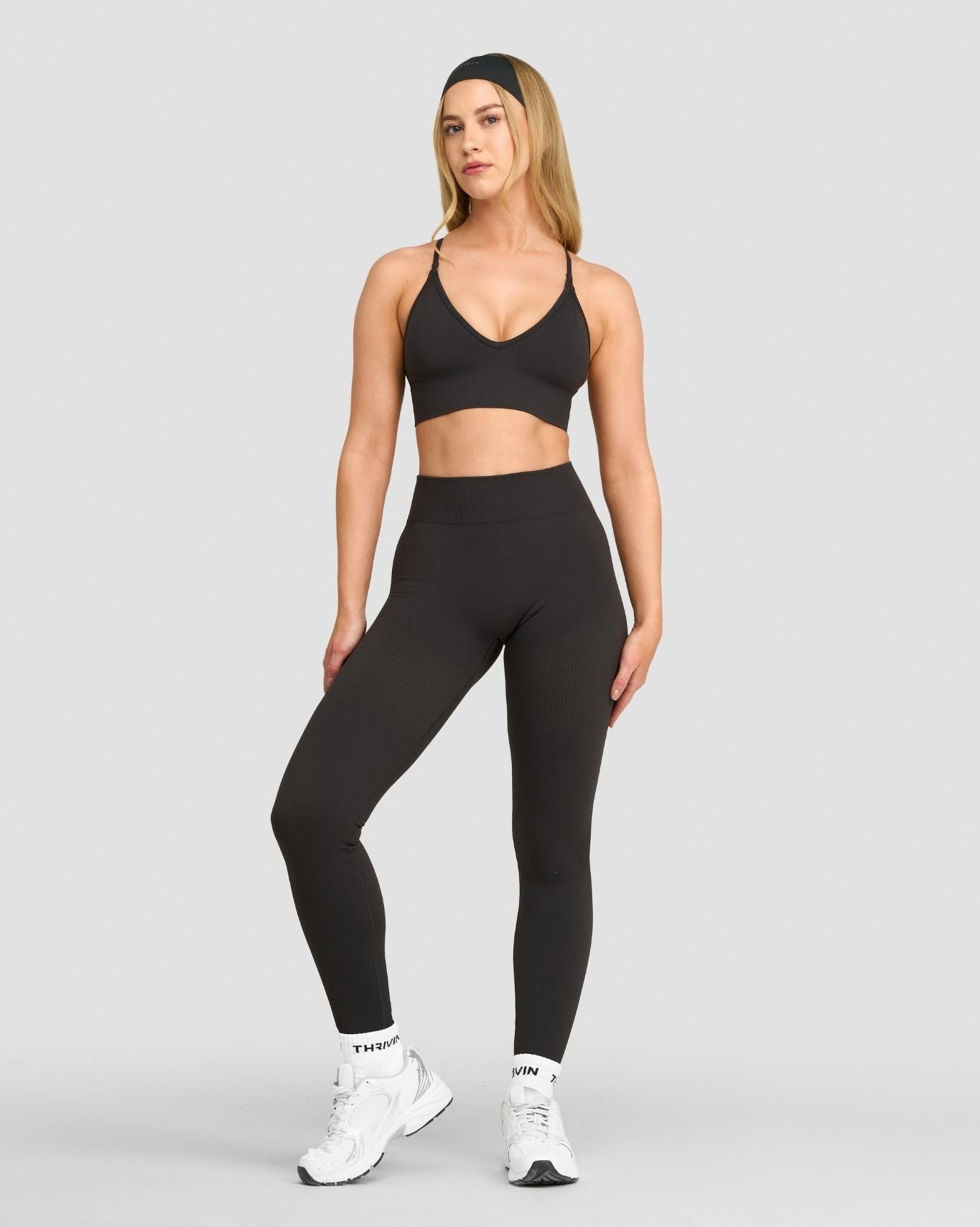 Elevate™ Sculpting Mid Waist Scrunch Leggings | Charcoal Grey