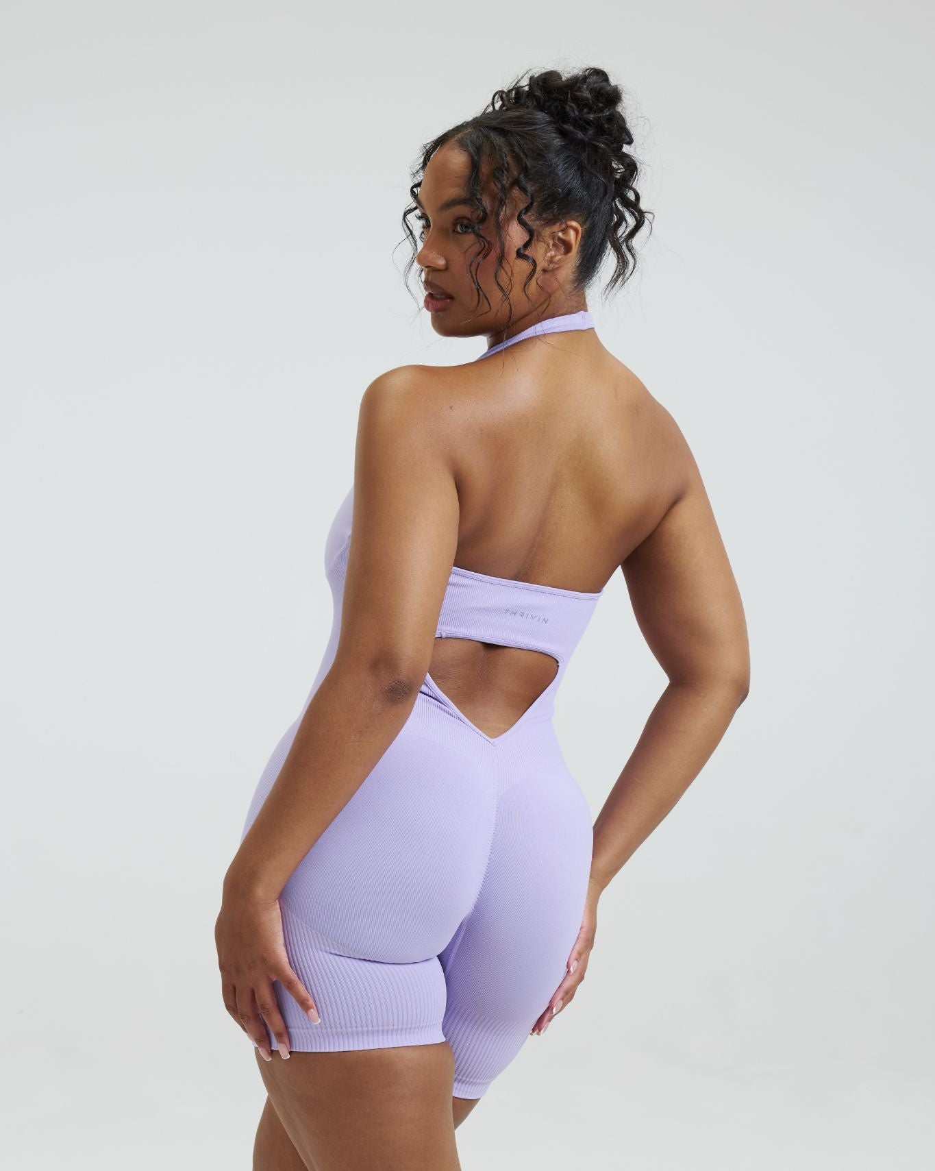 Elevate™ Sculpting Halterneck All In One | Lilac
