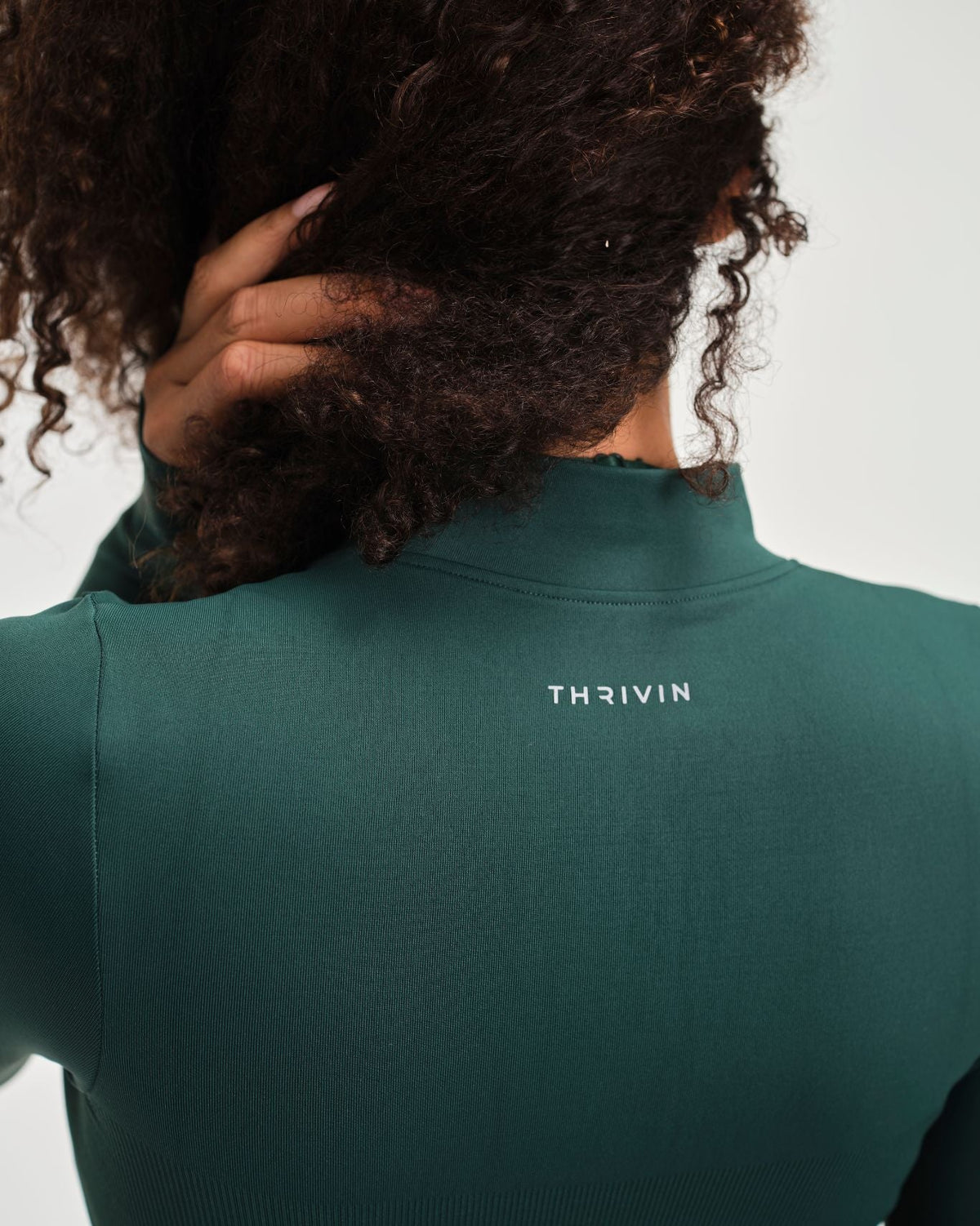 Elevate™ Compression Long Sleeve Jacket | Pine Green