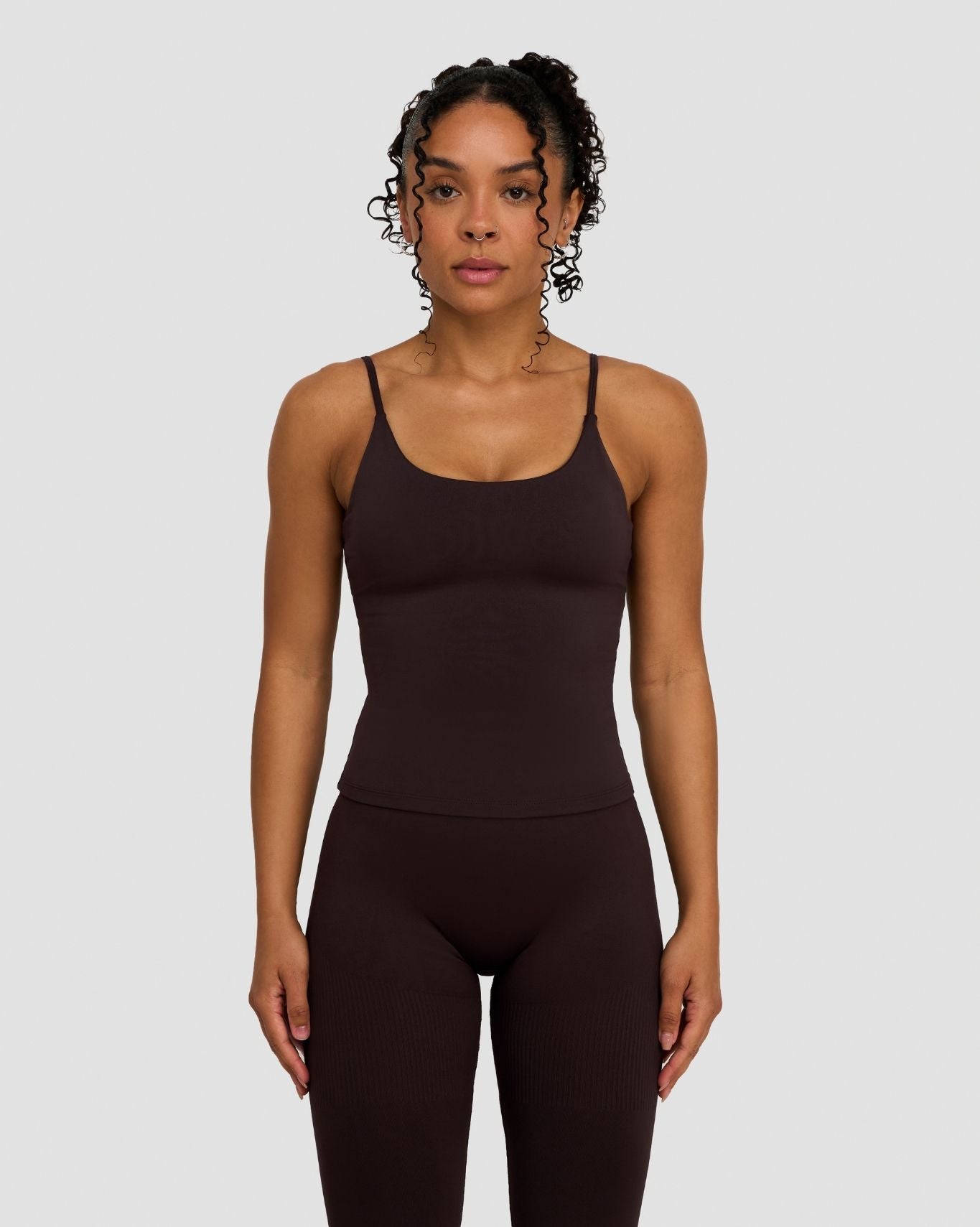Elevate™ Sculpting Seamless Scoop Neck Cami | Coffee