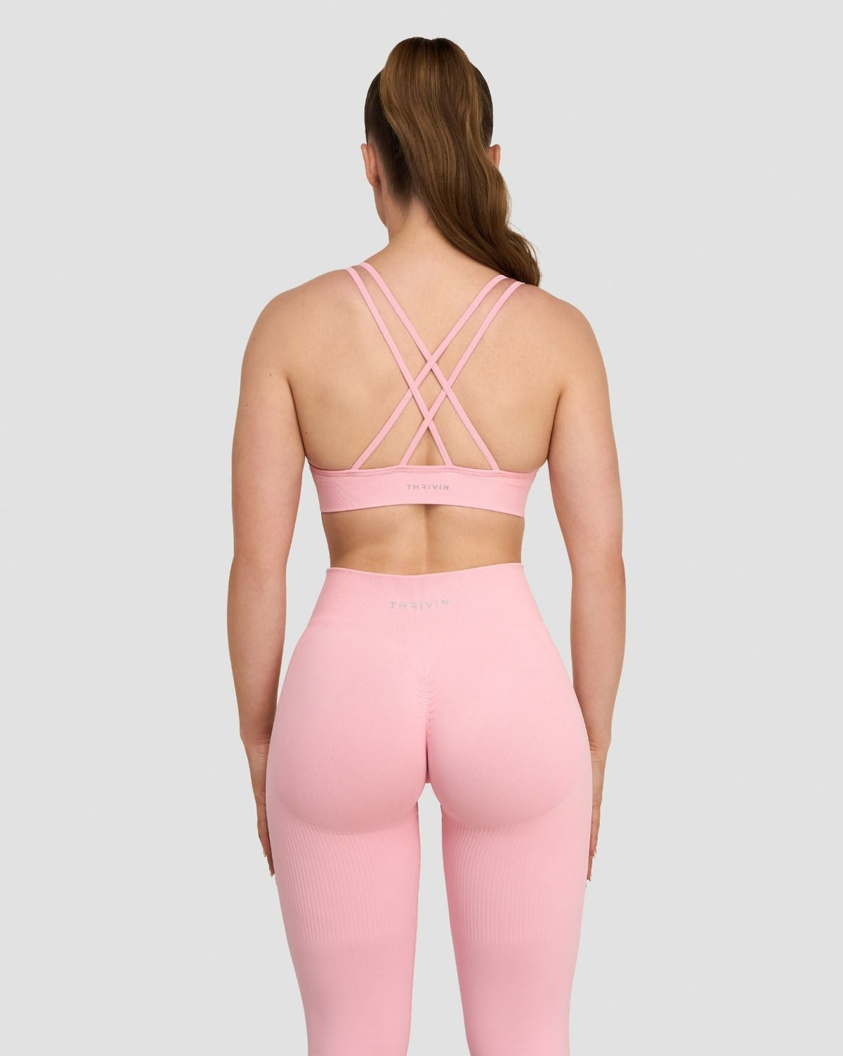 Elevate™ Sculpting Seamless High Apex Bra | Cotton Pink
