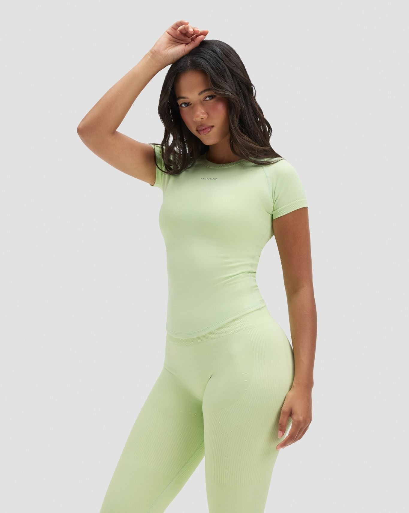 Elevate™ Compression T-Shirt | Pistachio Green