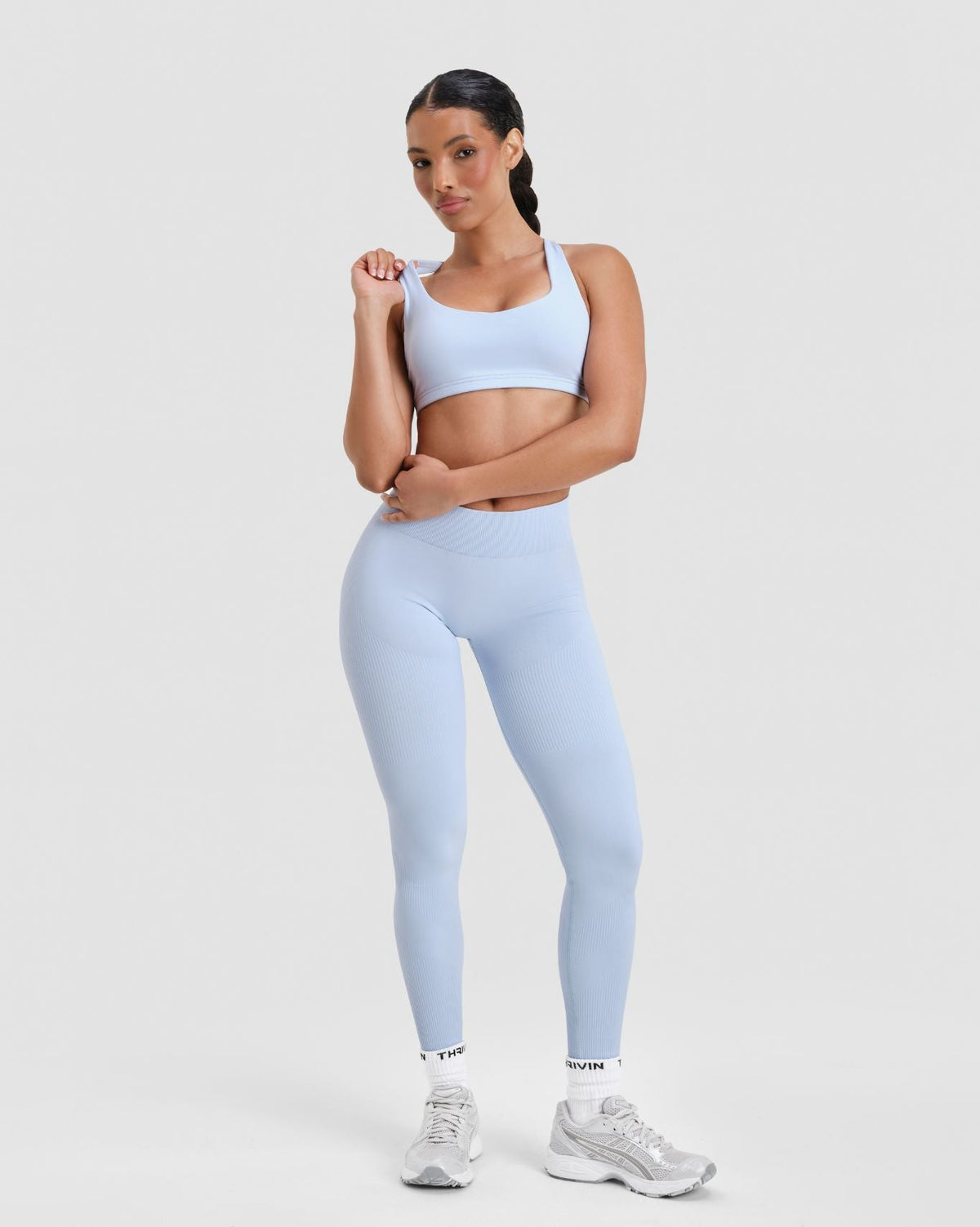 Elevate™ Sculpting Medium Impact Multiway Bra | Ice Blue