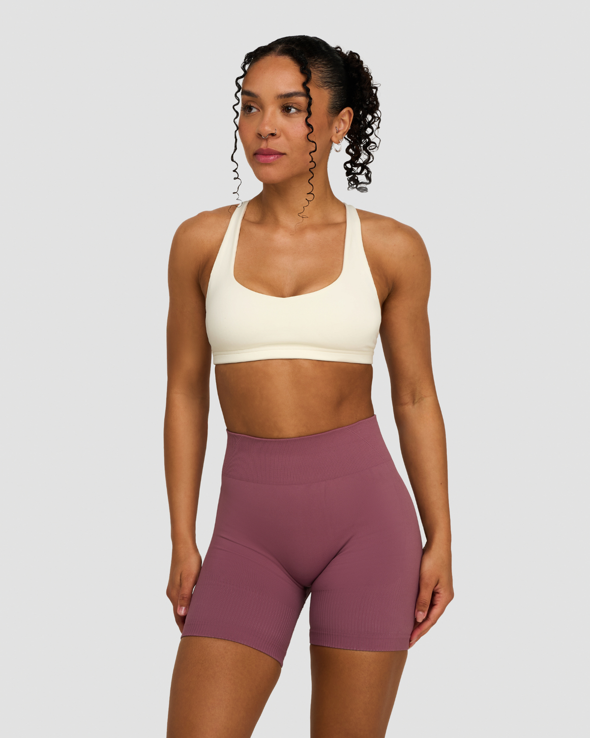 Elevate™ Sculpting Medium Impact Multiway Bra | Cream