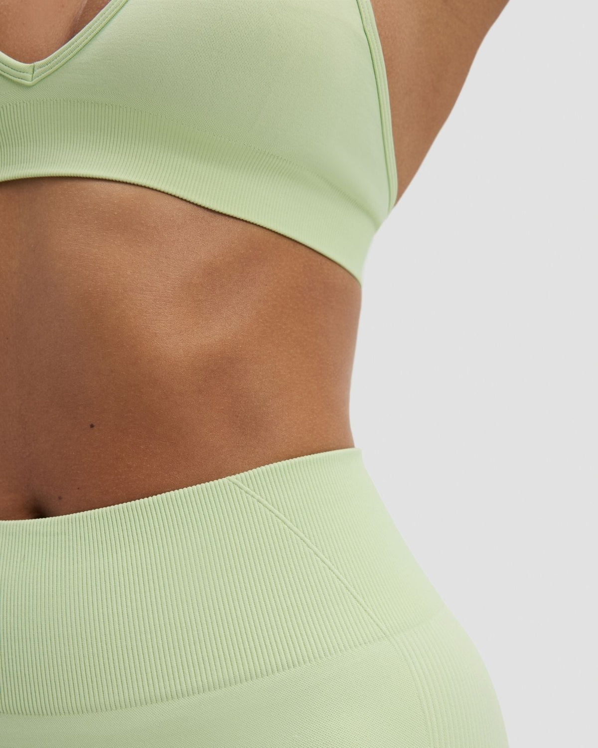 Elevate™ Sculpting High Waist Scrunch Shorts | Pistachio Green