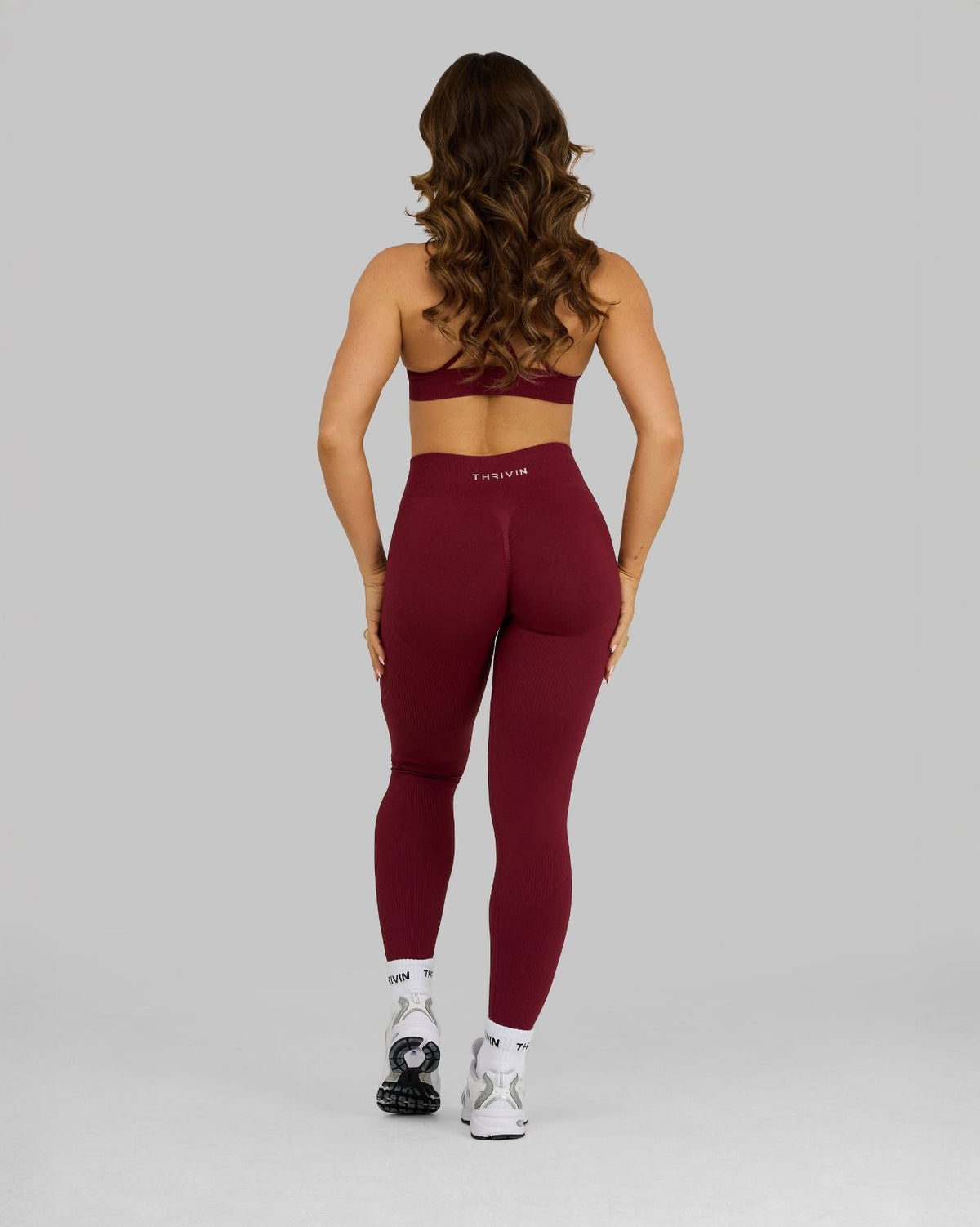Elevate™ Sculpting Mid Waist Scrunch Leggings | Fine Wine