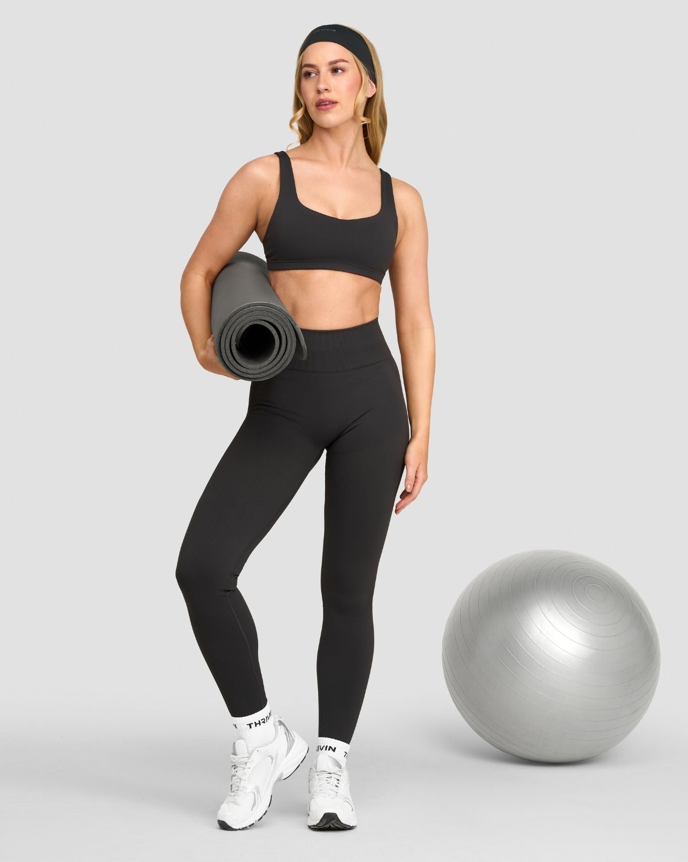 Elevate™ Sculpting High Waist Scrunch Leggings | Charcoal Grey