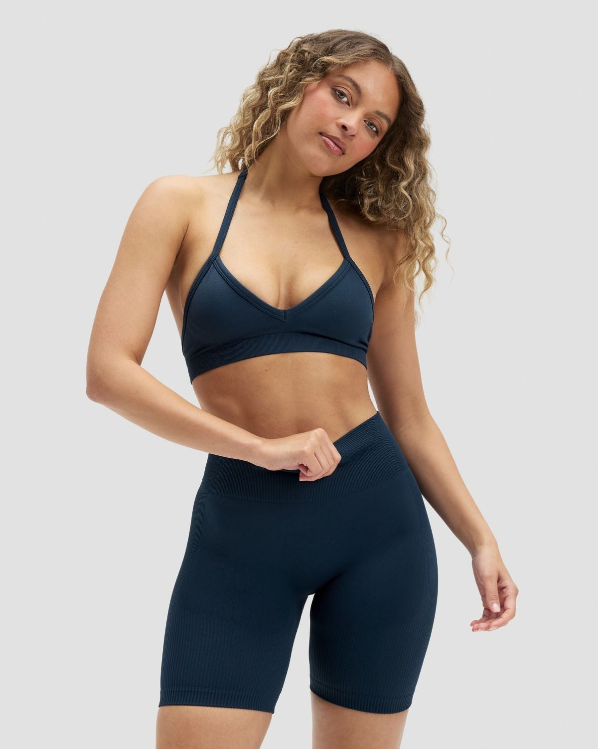 Elevate™ Sculpting High Waist Scrunch Shorts | Midnight Navy