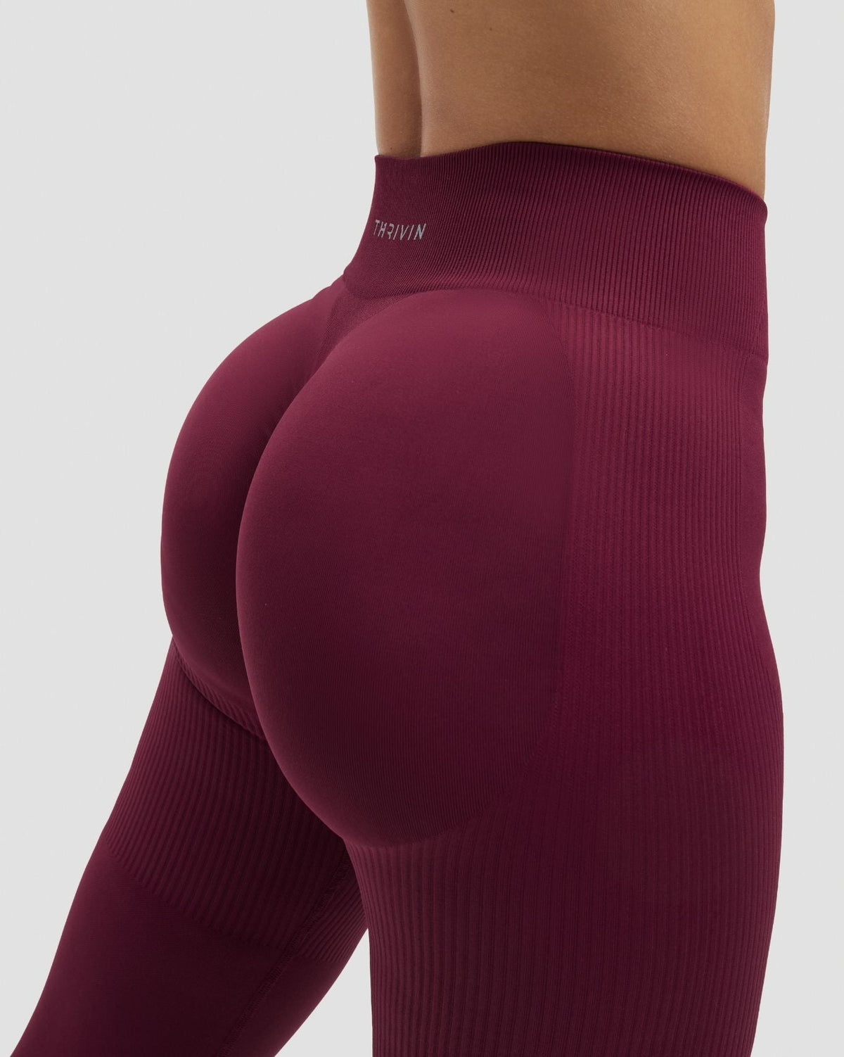 Elevate™ Sculpting Mid Waist Scrunch Leggings | Cherry Berry