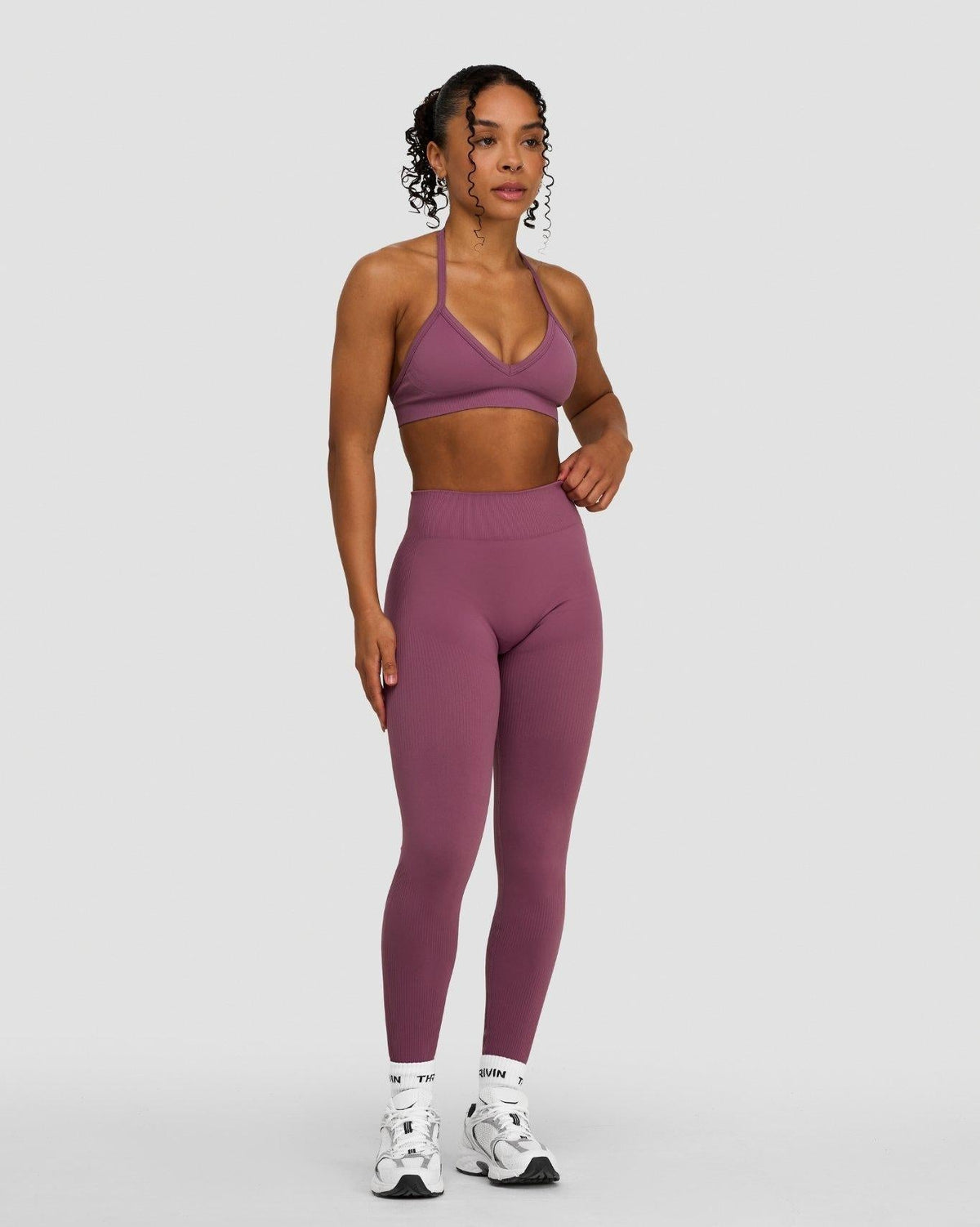 Elevate™ Sculpting Mid Waist Scrunch Leggings | Orchid Mauve