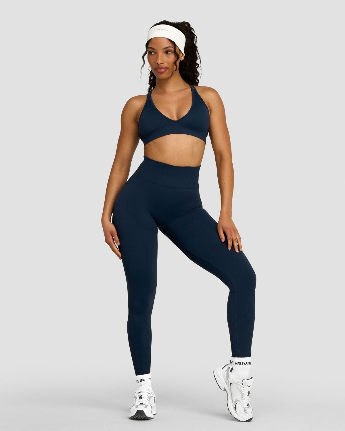 Elevate™ Sculpting Mid Waist Scrunch Leggings | Midnight Navy