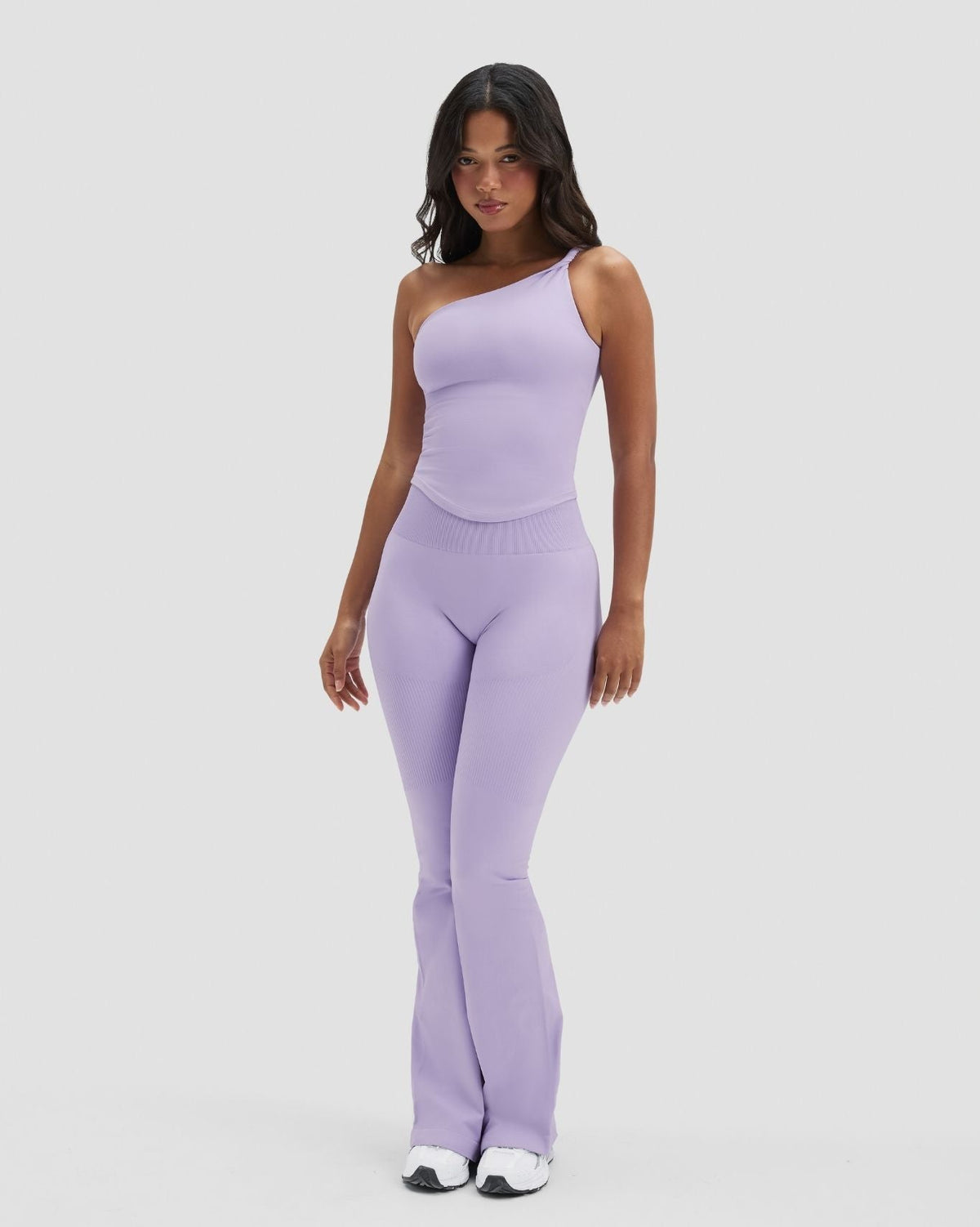 Elevate™ Sculpting Asymmetric Twist Top | Lilac