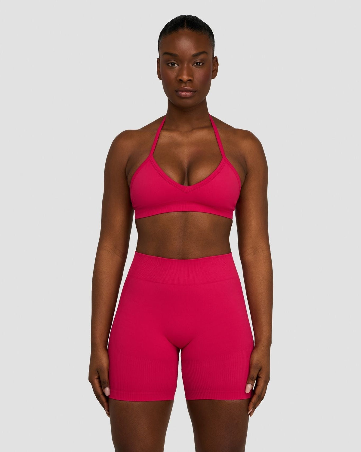 Elevate™ Sculpting Mid Waist Scrunch Shorts | Strawberry