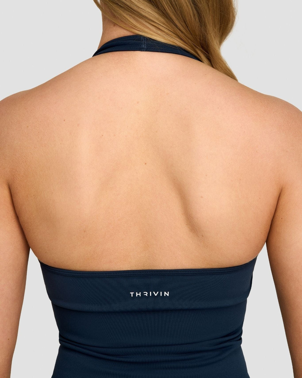 Elevate™ Sculpting Seamless Halterneck Top | Midnight Navy