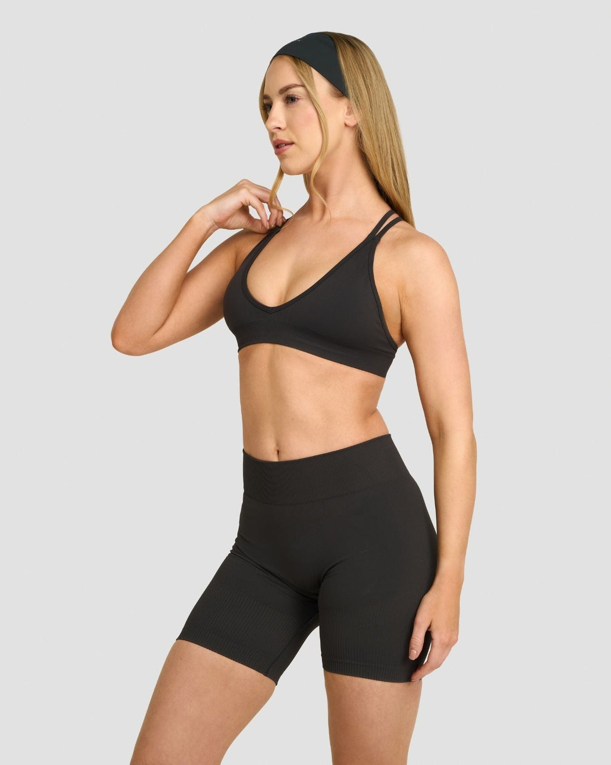 Elevate™ Sculpting Seamless High Apex Bra | Charcoal Grey