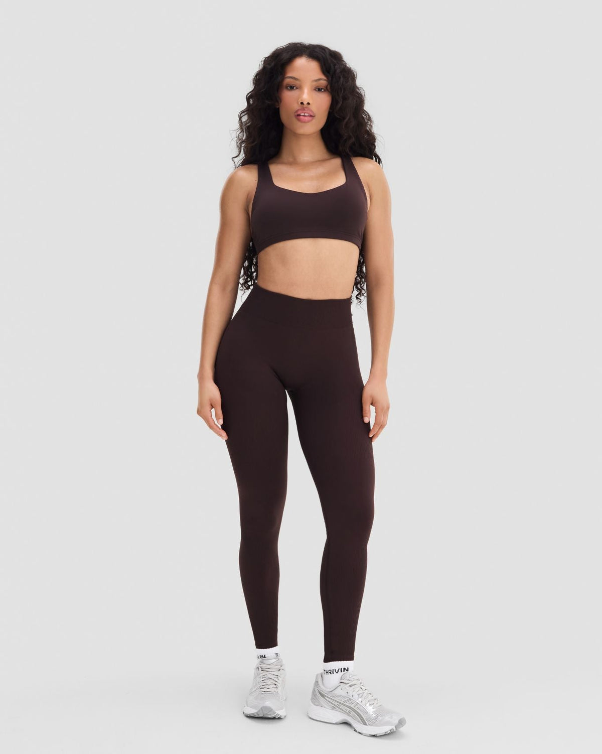 Elevate™ Sculpting Mid Waist Scrunch Leggings | Coffee