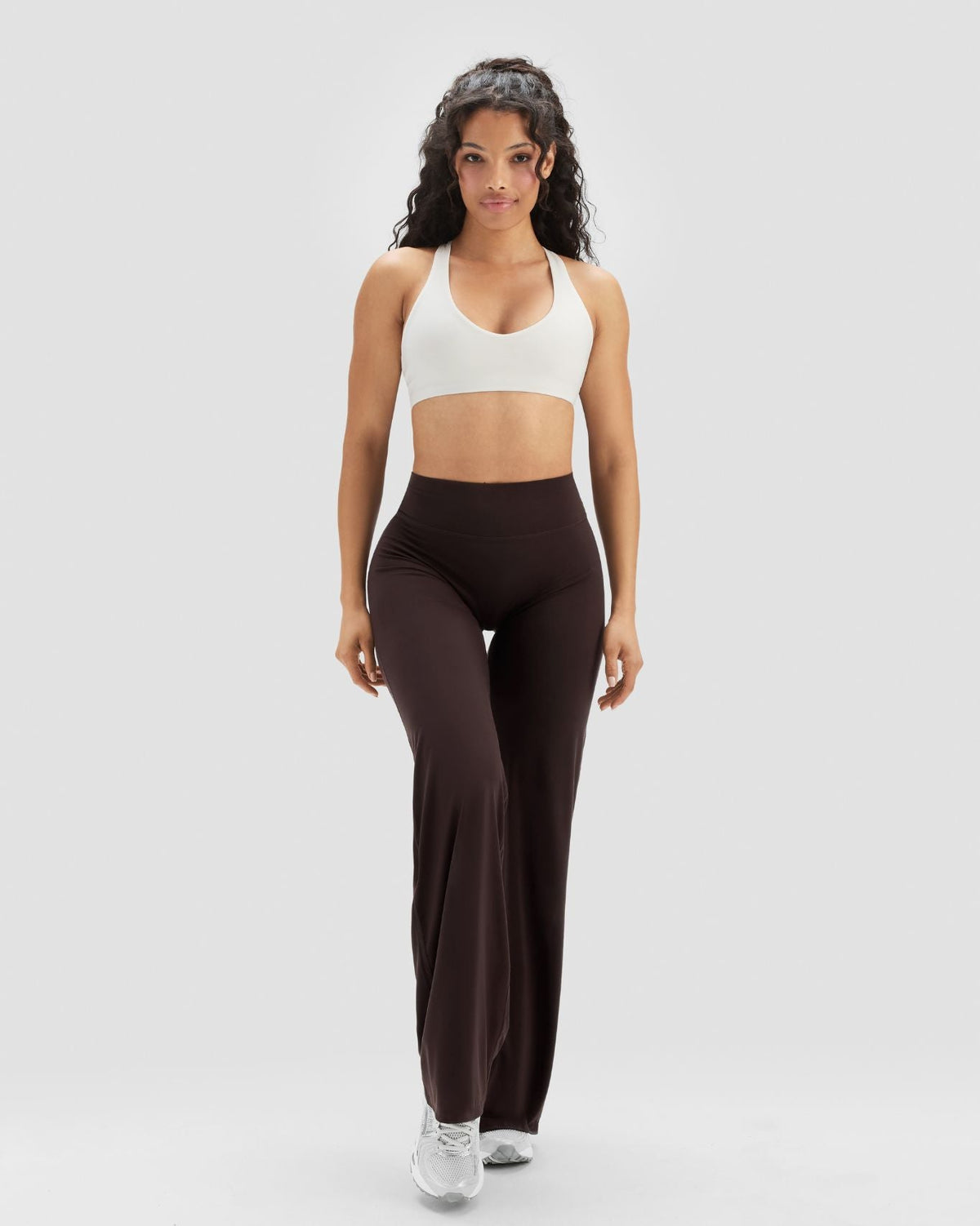 Essence Racer Back Sports Bra | Cream