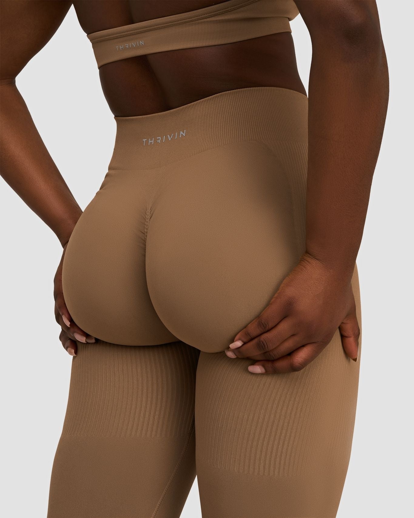 Elevate™ Sculpting Mid Waist Scrunch Leggings | Toffee