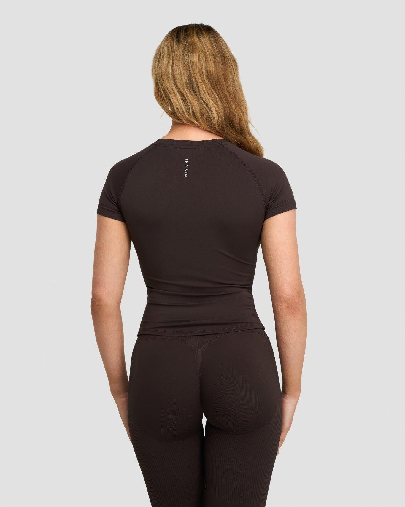 Elevate™ Compression T-Shirt | Coffee