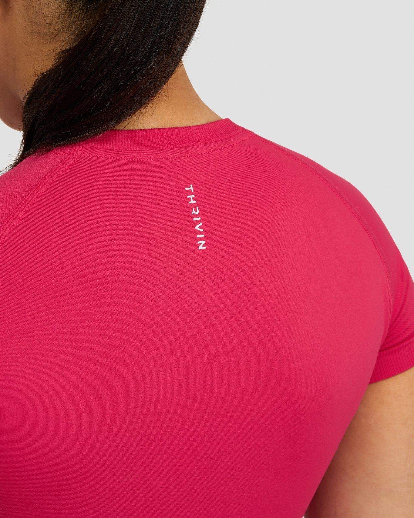 Elevate™ Compression T-Shirt | Strawberry