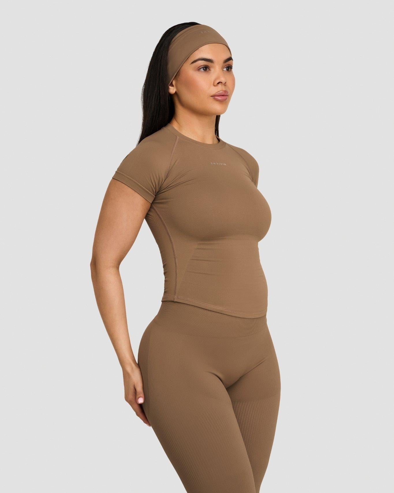 Elevate™ Compression T-Shirt | Toffee