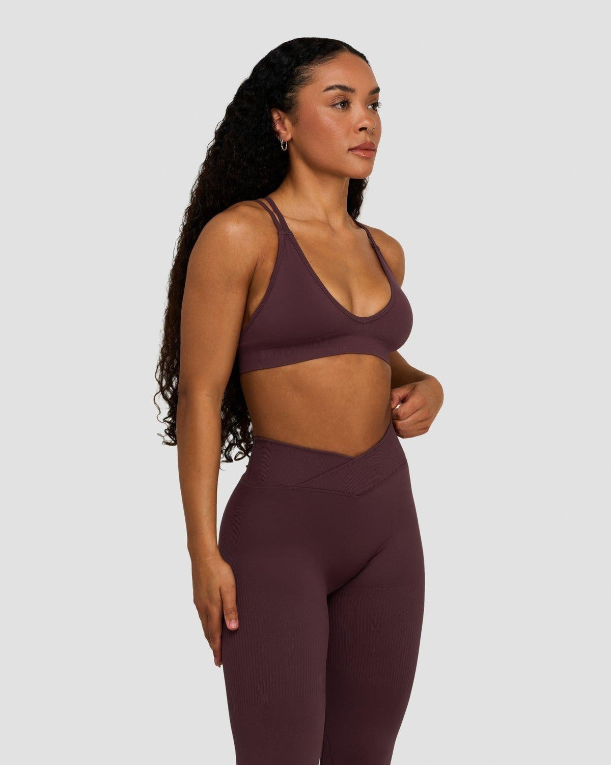 Elevate™ Sculpting Seamless High Apex Bra | Dark Mauve