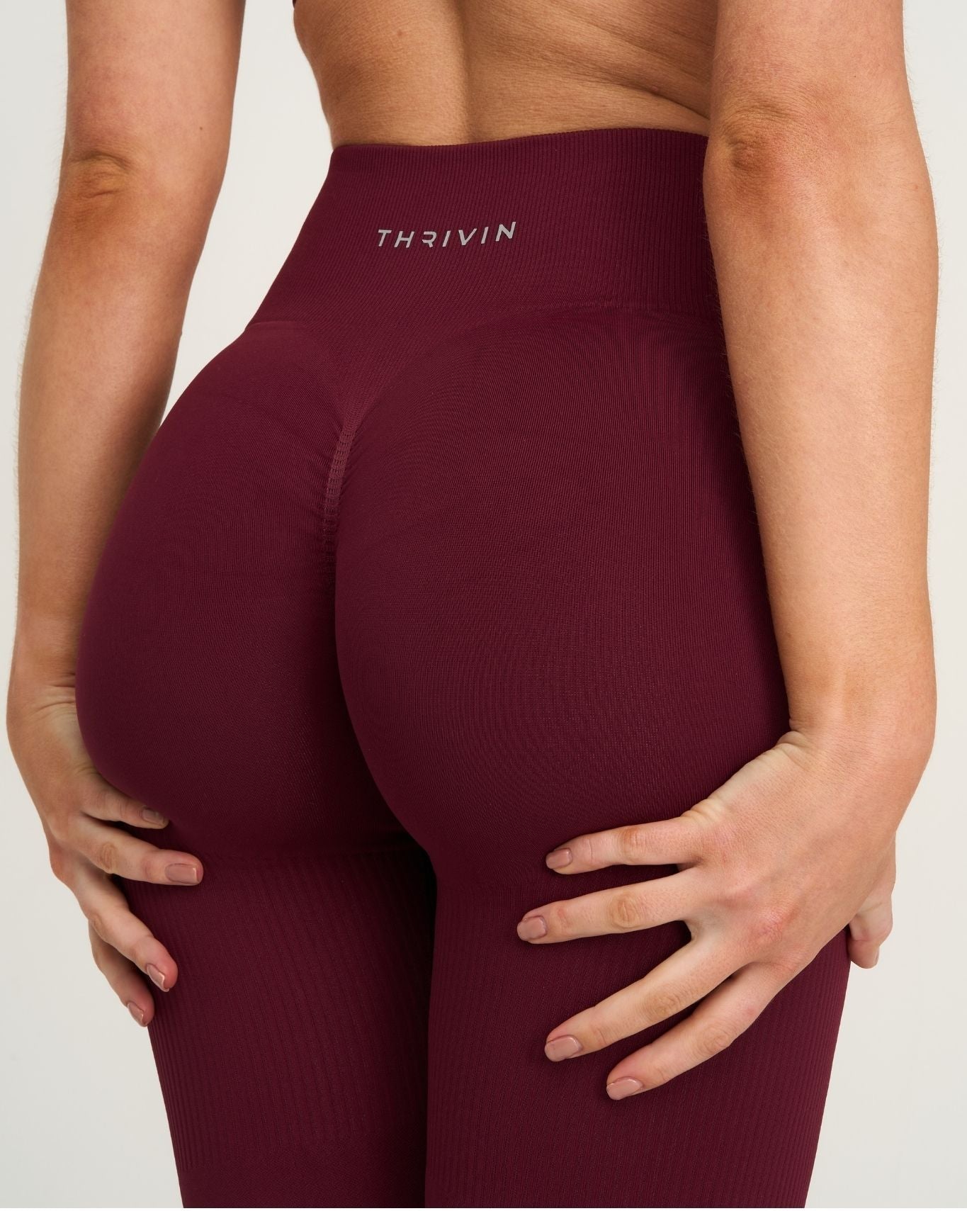 Elevate™ Sculpting High Waist Scrunch Leggings | Merlot
