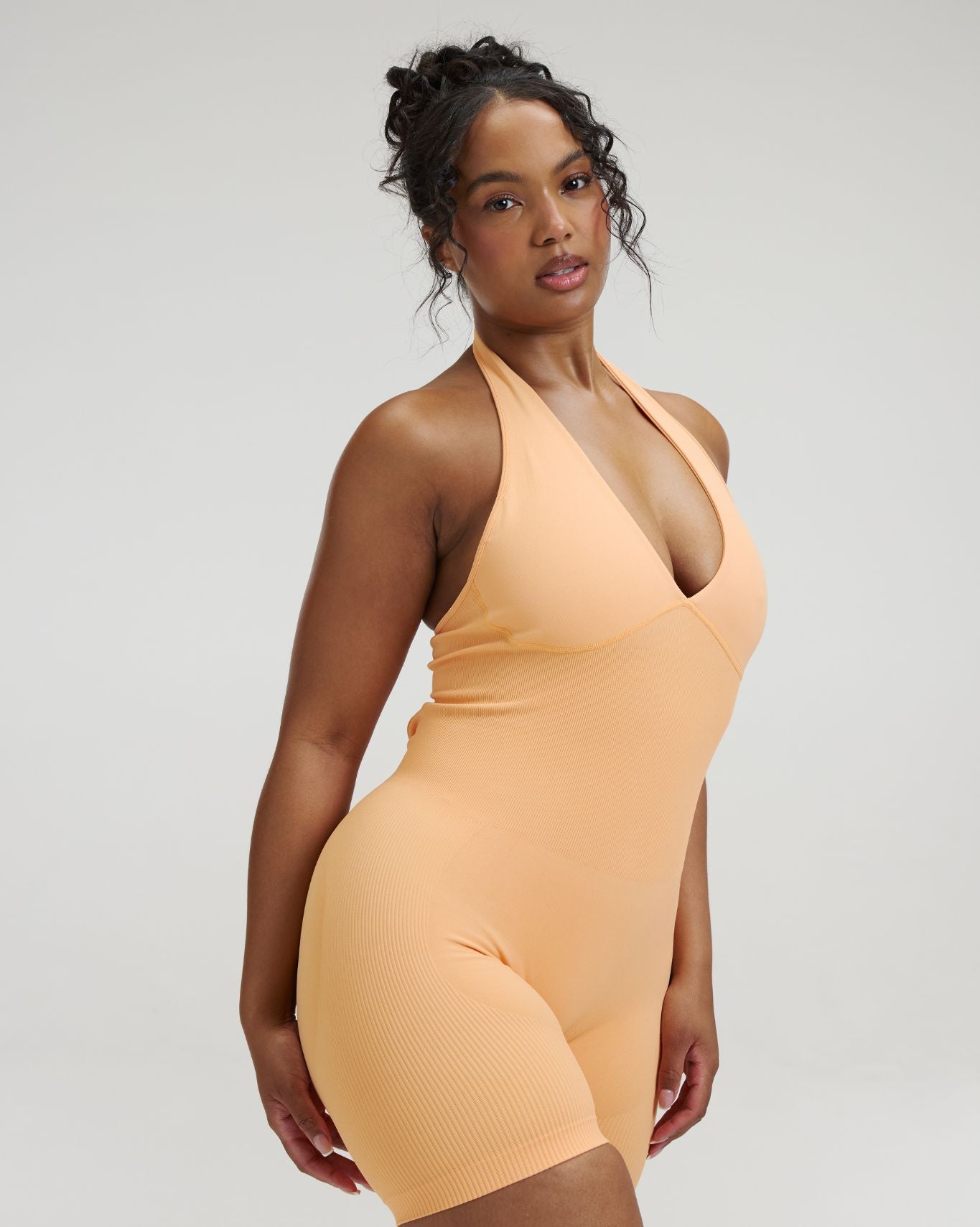 Elevate™ Sculpting Halterneck All In One | Melon