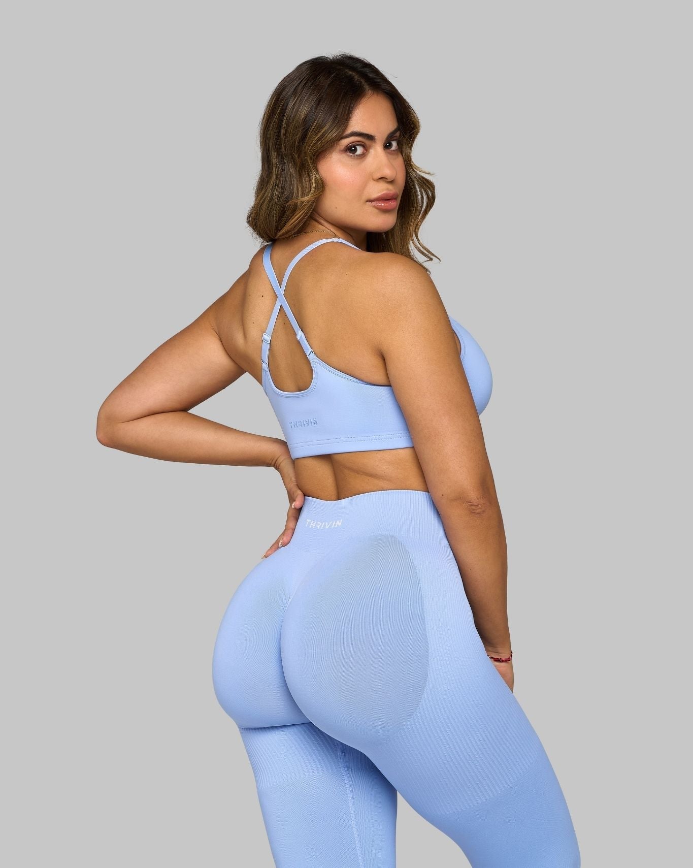 Elevate™ Sweetheart Impact Bra | Glacier