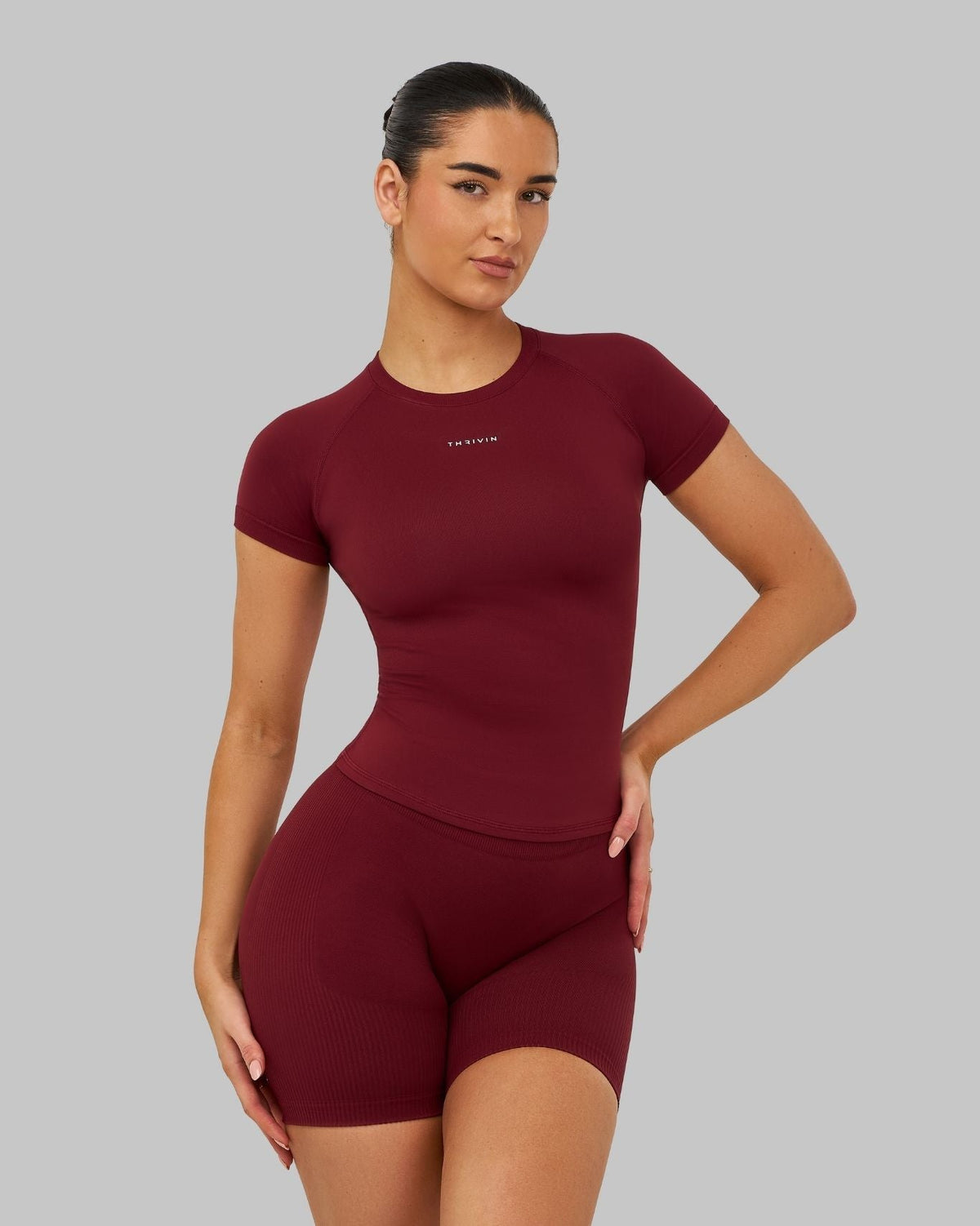Elevate™ Compression T-Shirt | Fine Wine