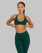 Elevate™ Sculpting Seamless High Apex Bra | Pine Green