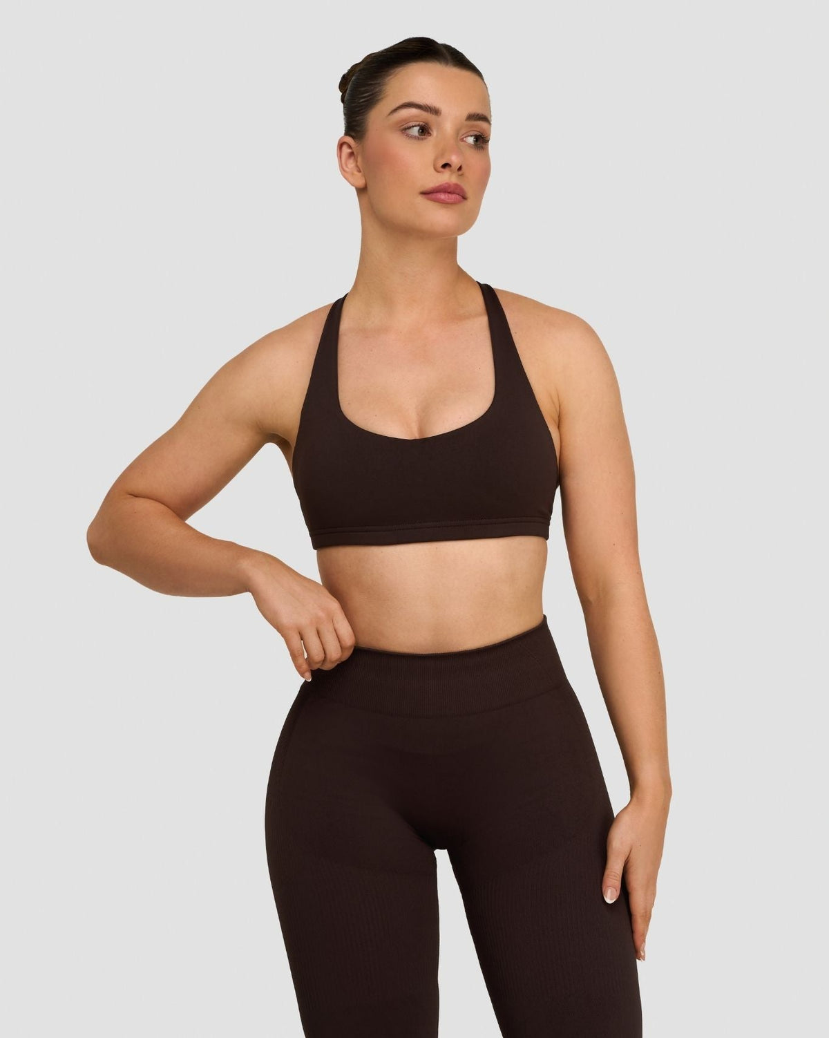 Elevate™ Sculpting Medium Impact Multiway Bra | Coffee