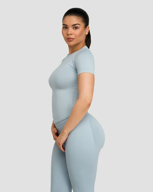 Elevate™ Compression T-Shirt | Blue Haze