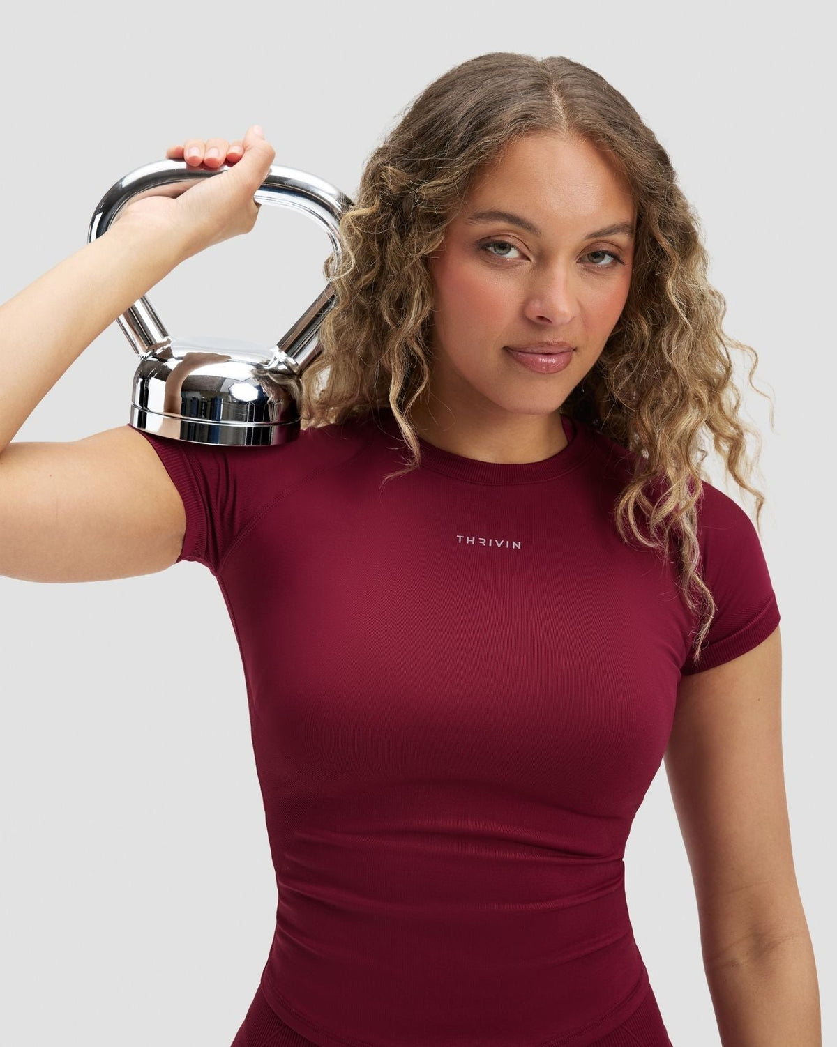 Elevate™ Compression T-Shirt | Cherry Berry