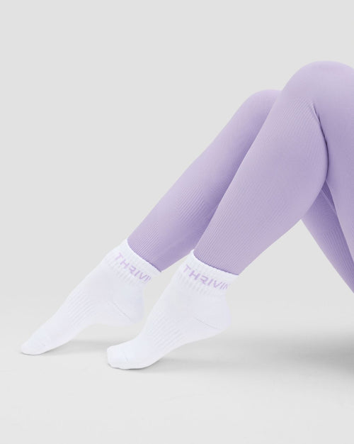 THRIVIN Mid Socks | Lilac