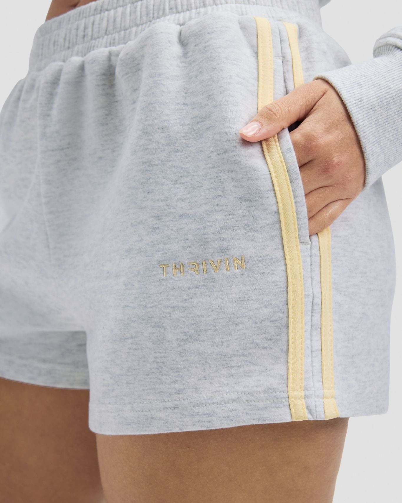 Essential Jersey Stripe Shorts | Marl