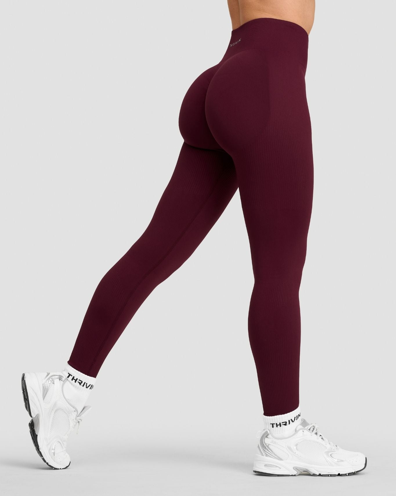 Elevate™ Sculpting High Waist Scrunch Leggings | Merlot