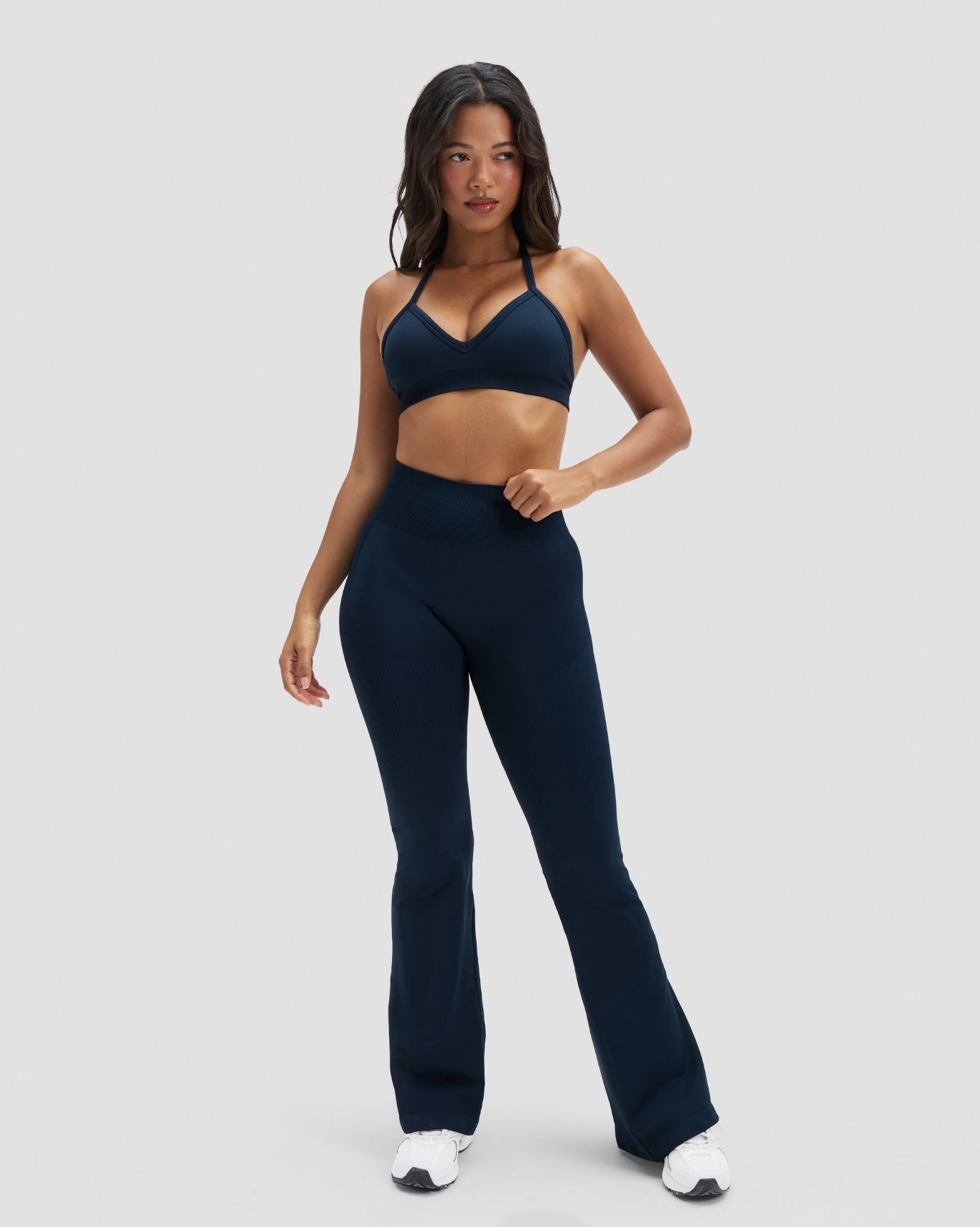 Elevate™ Sculpting High Waist Flare Leggings | Midnight Navy